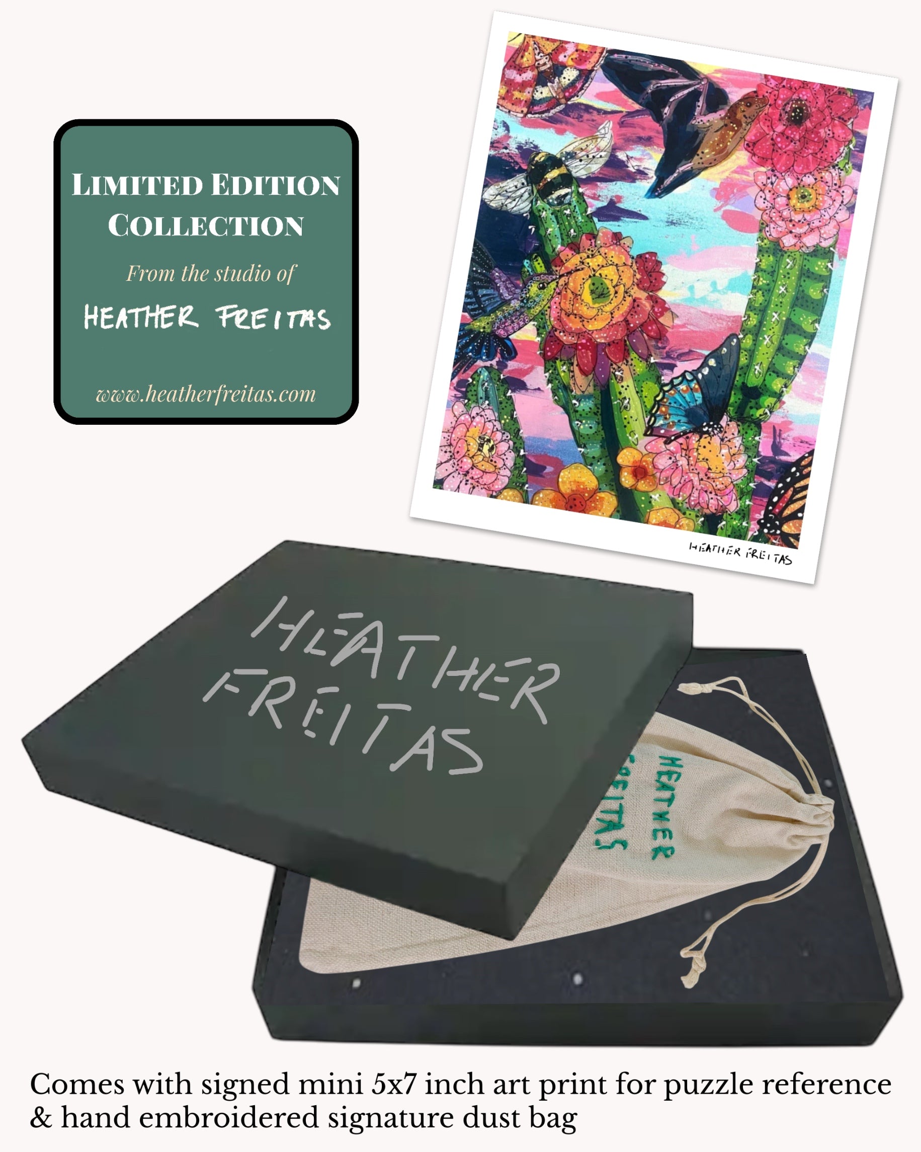 Desert Dawn Pollinators Limited Edition Puzzle