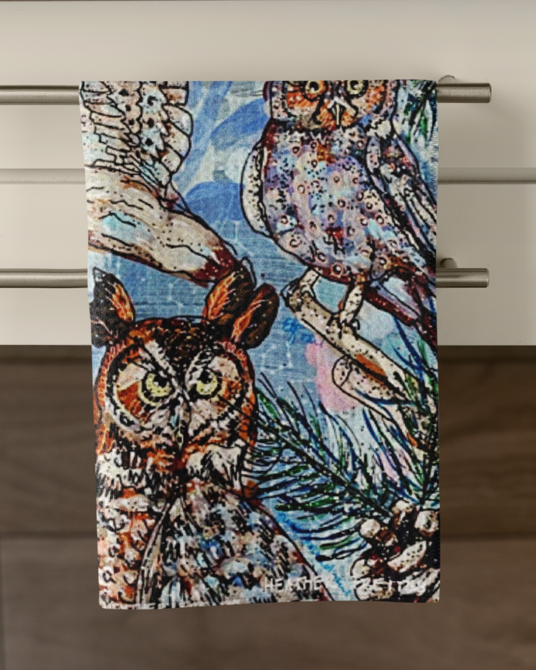 Owl Species Tea Towel