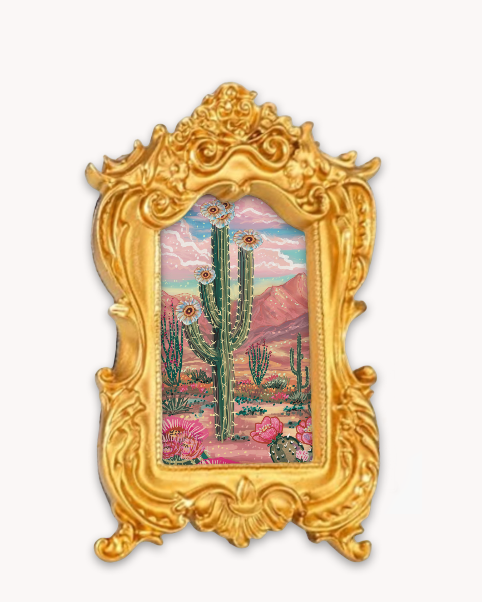 Desert Paradise Framed Magnet