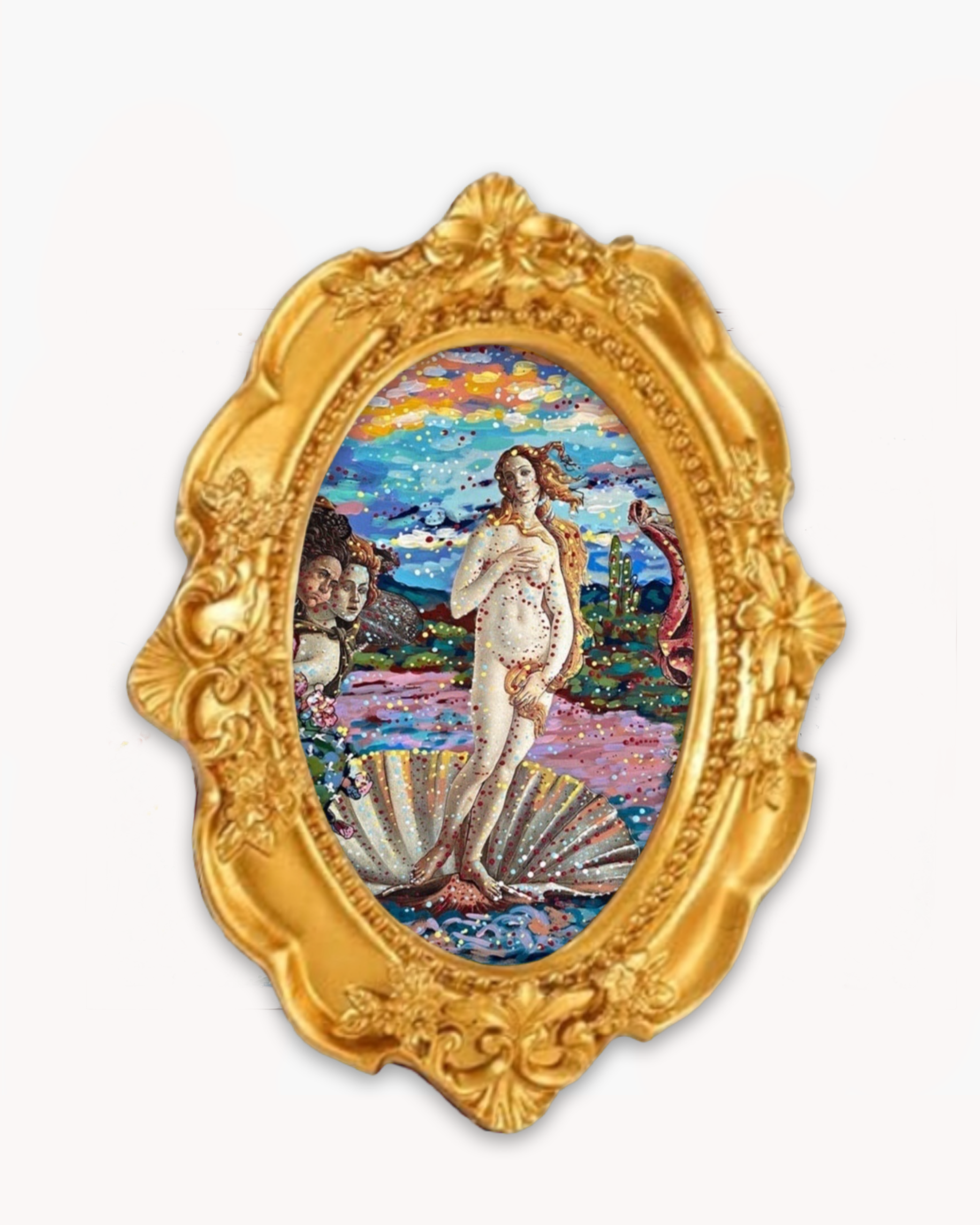 Desert Birth Of Venus Framed Magnet