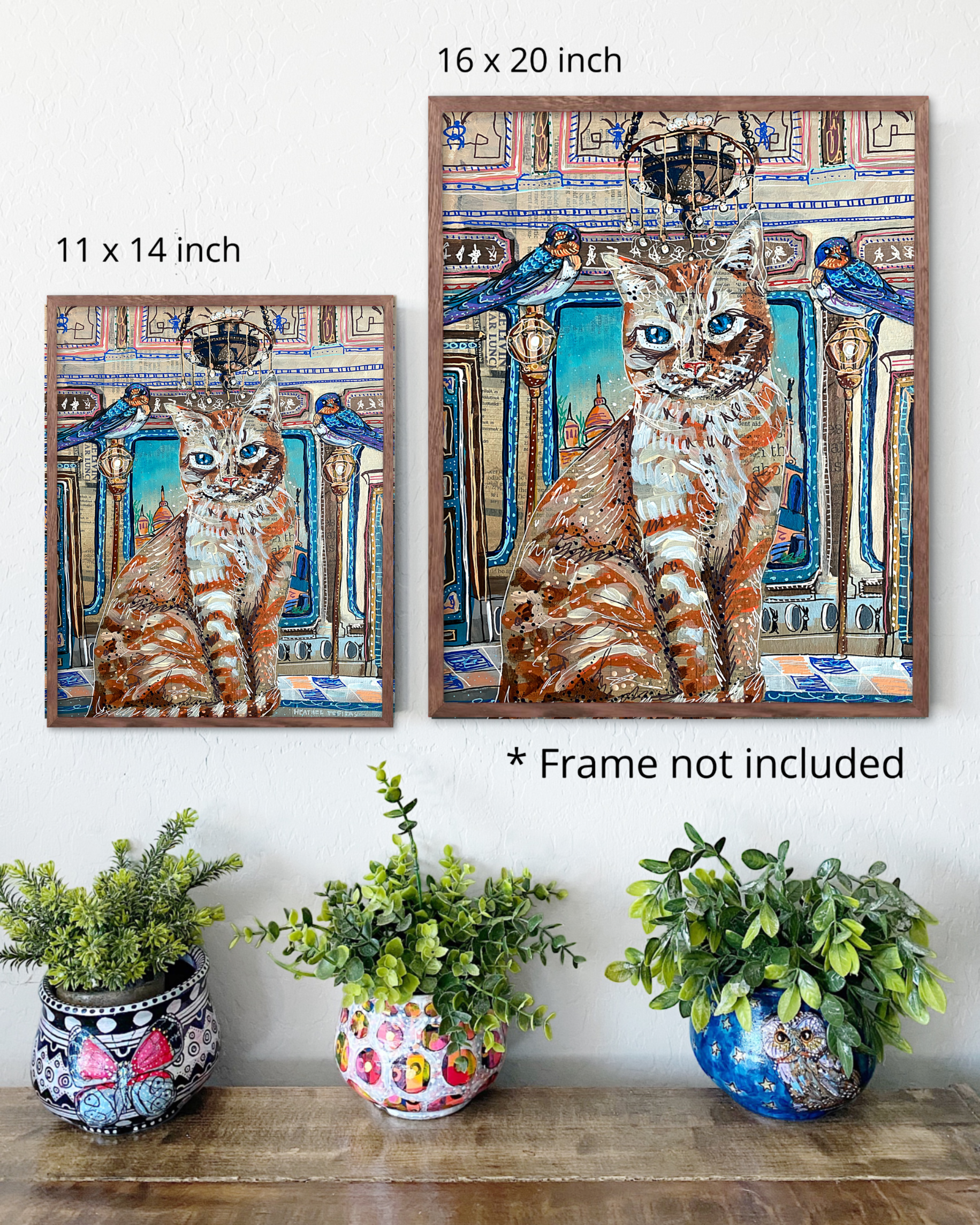 Royal Tabby Cat - Limited Edition Printb