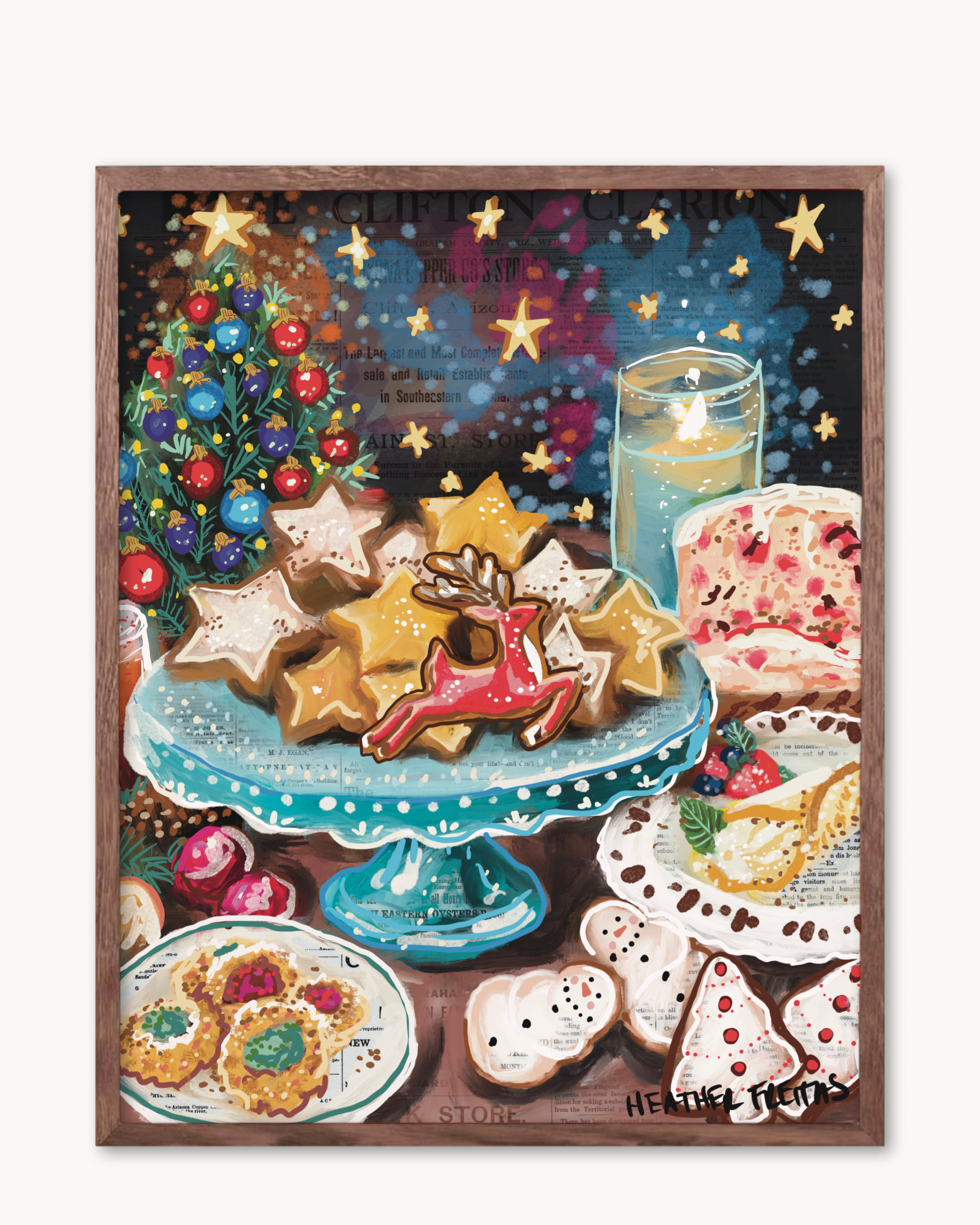 Holiday Baking - Limited Edition Signed Print