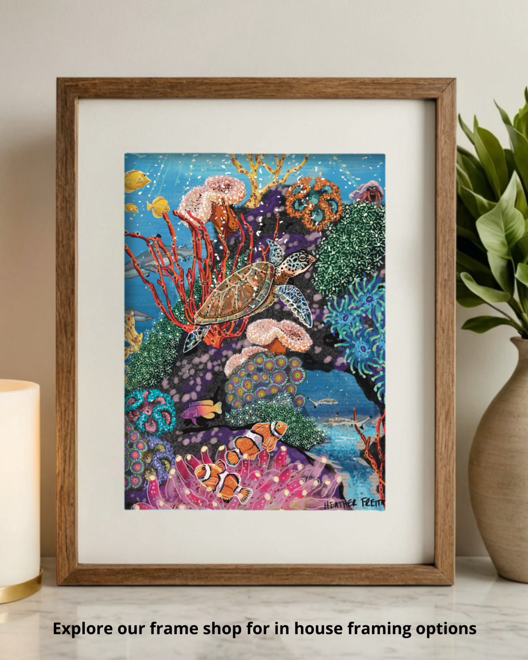 Candy Coral Reef - Limited Edition Print