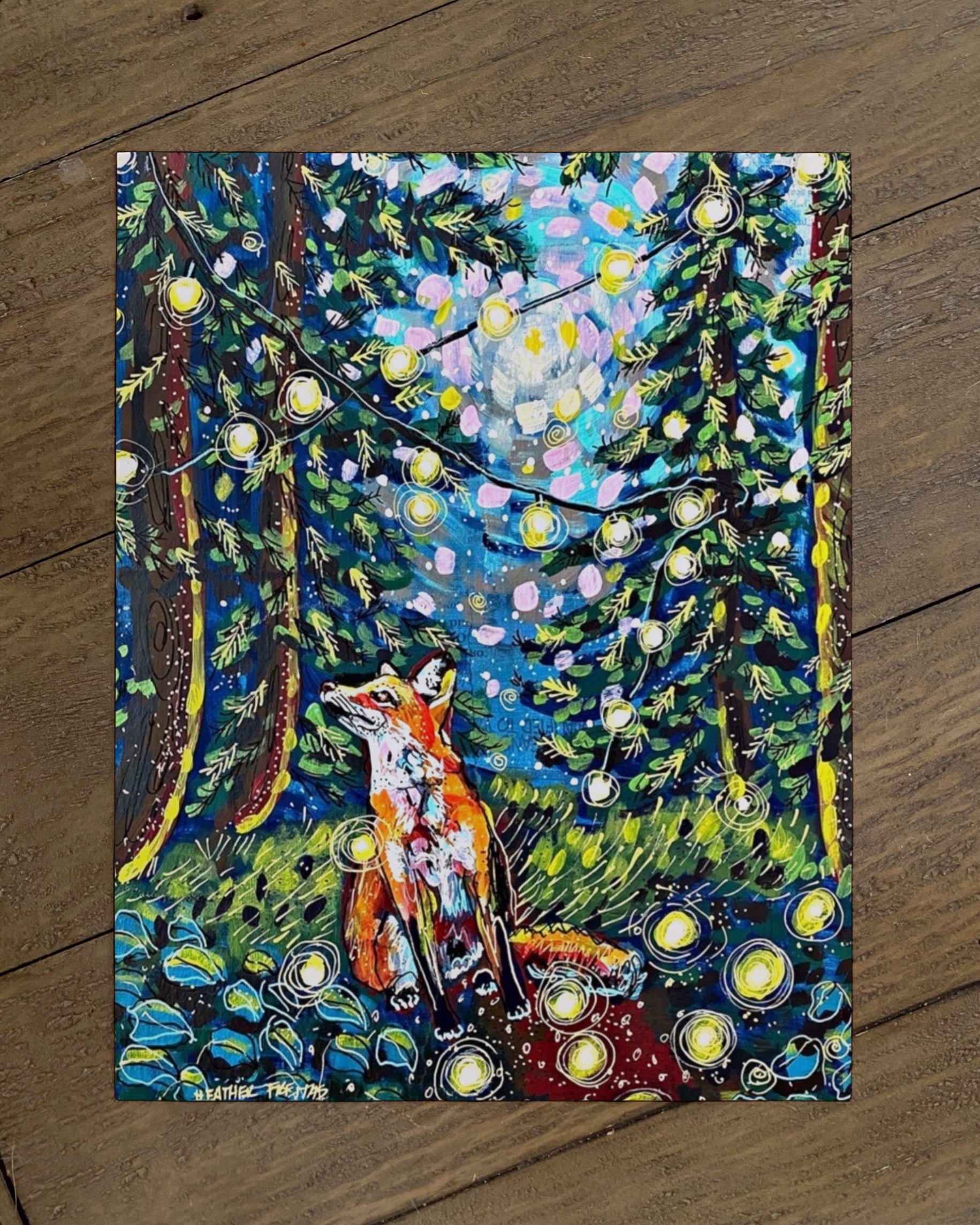 Moody Forest Fox - Limited Edition Print