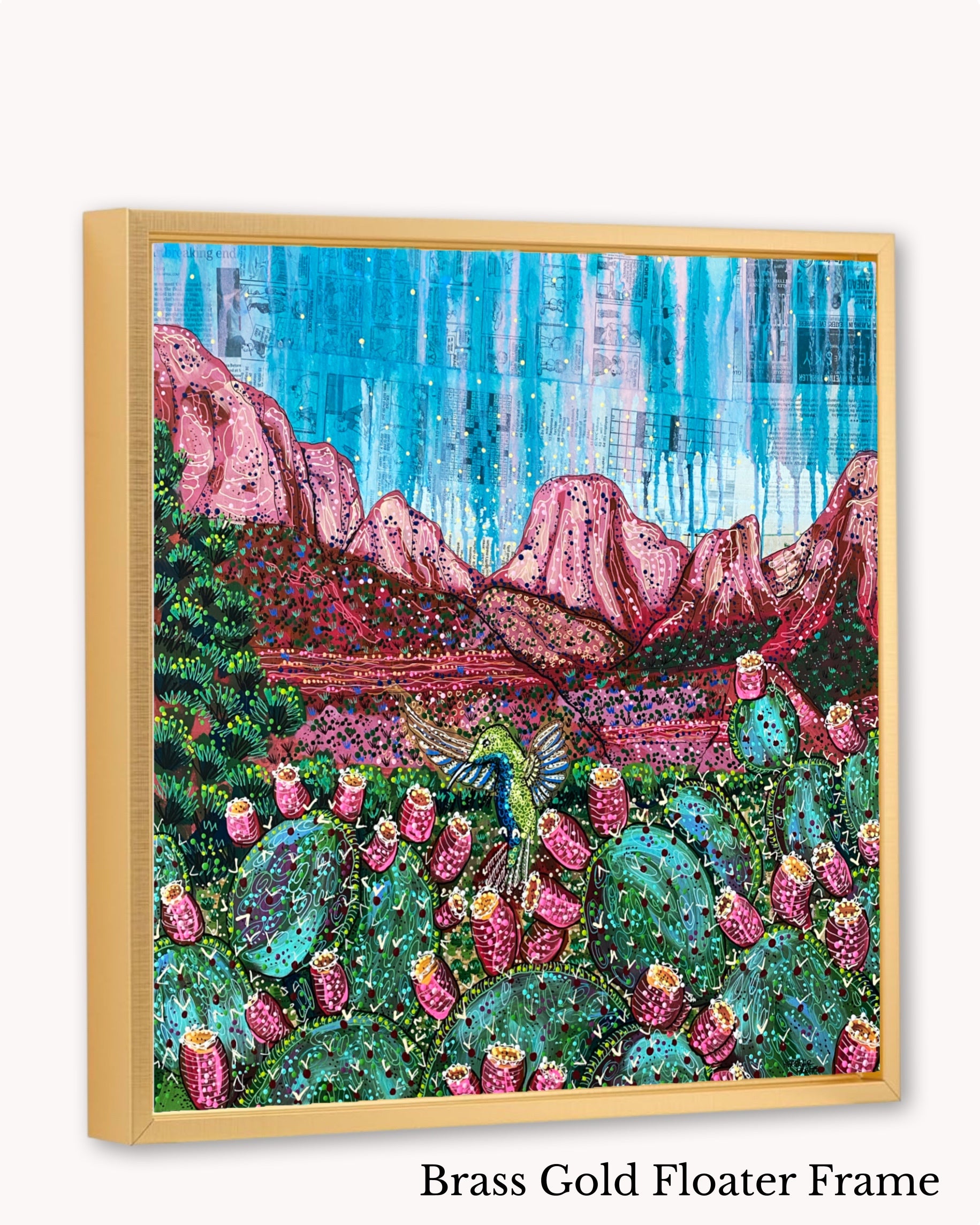 Prickly Pear Paradise ( Original Painting )