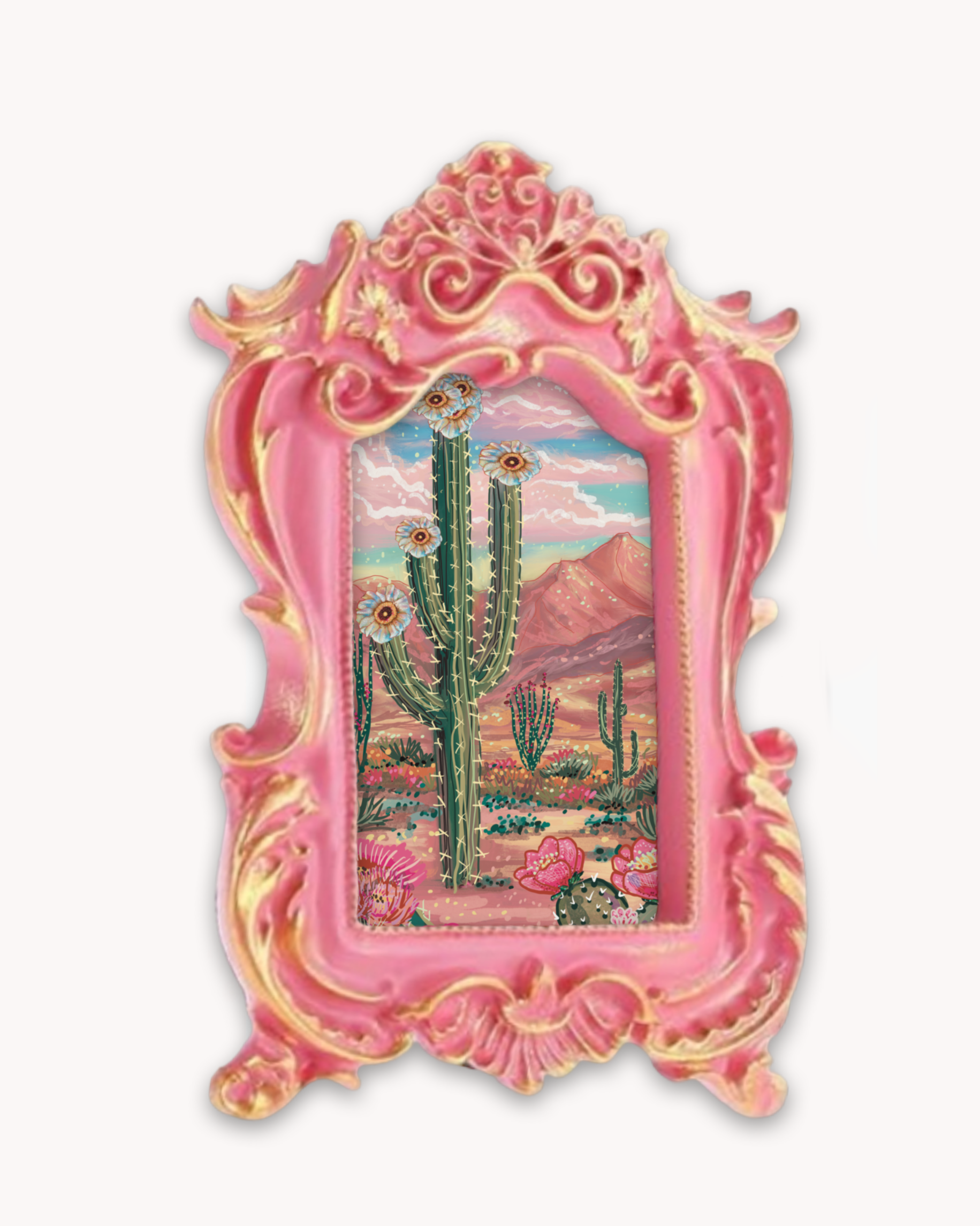 Desert Paradise Framed Magnet