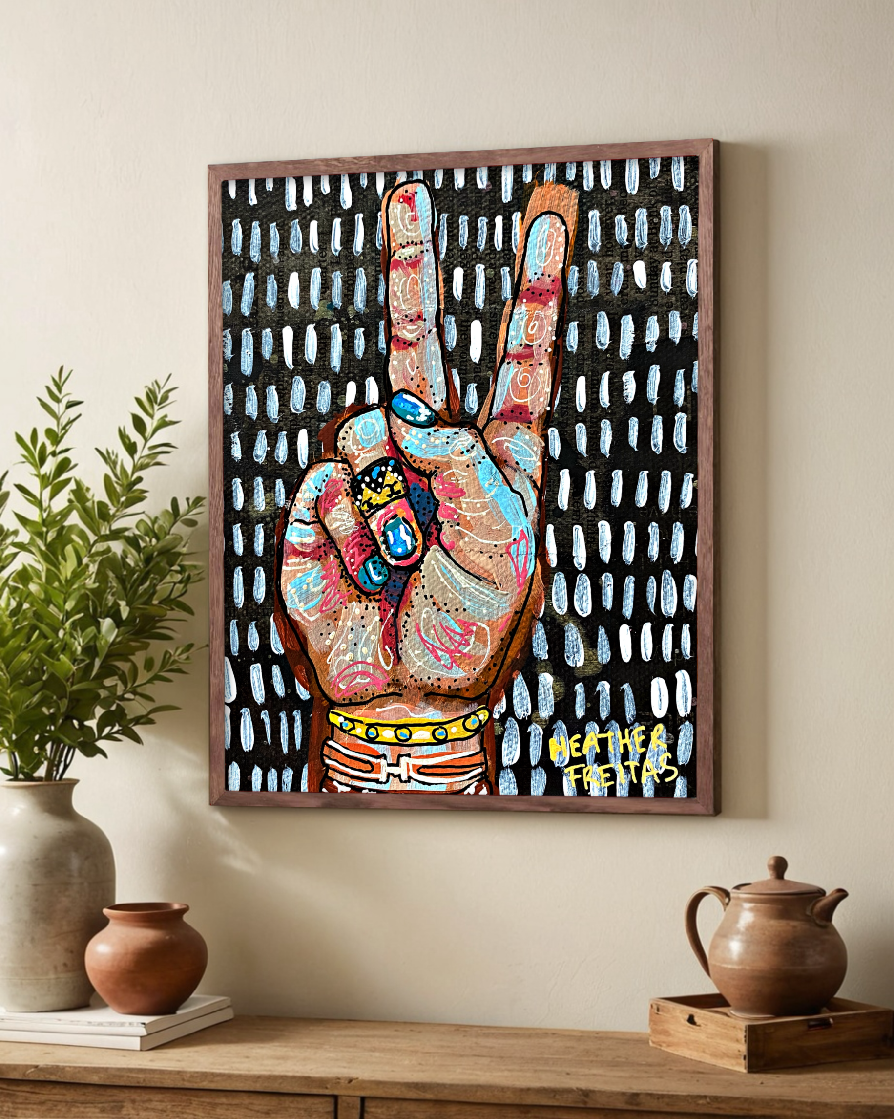 Peace, Love & Fashion - Limited Edition Print