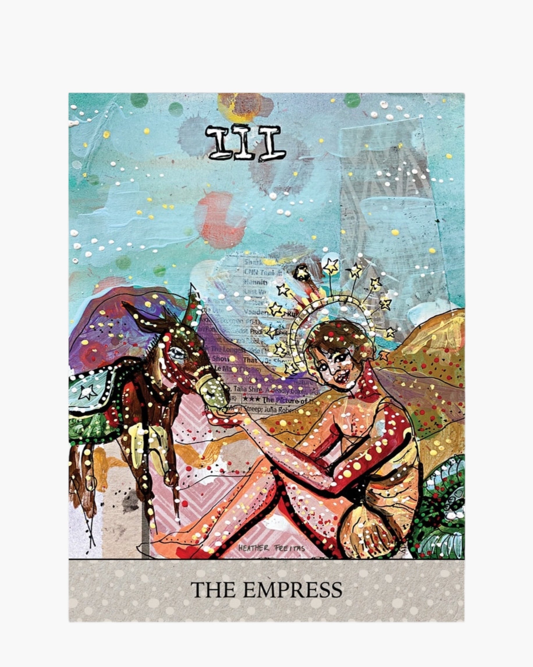 The Empress Tarot Hahnemühle Photo Rag Print