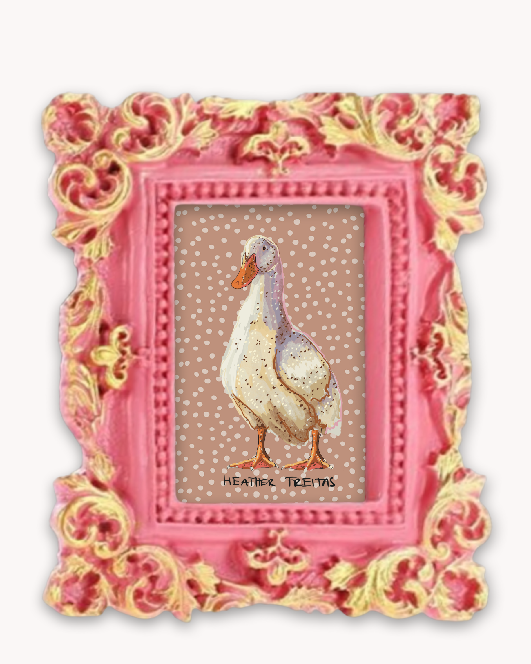 Ugly Duckling Framed Magnet