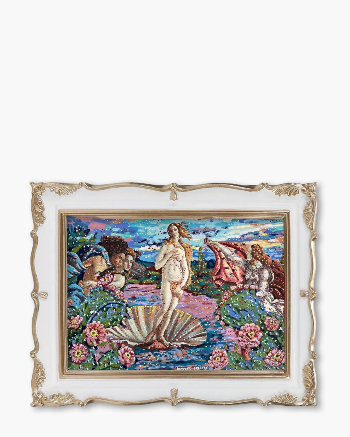 Desert Birth Of Venus Fine Art Magnet ( Large )