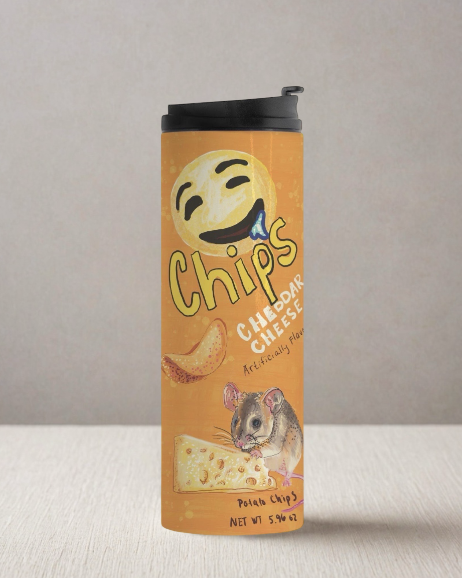 Cheddar Chips Thermal Tumbler 16 oz.