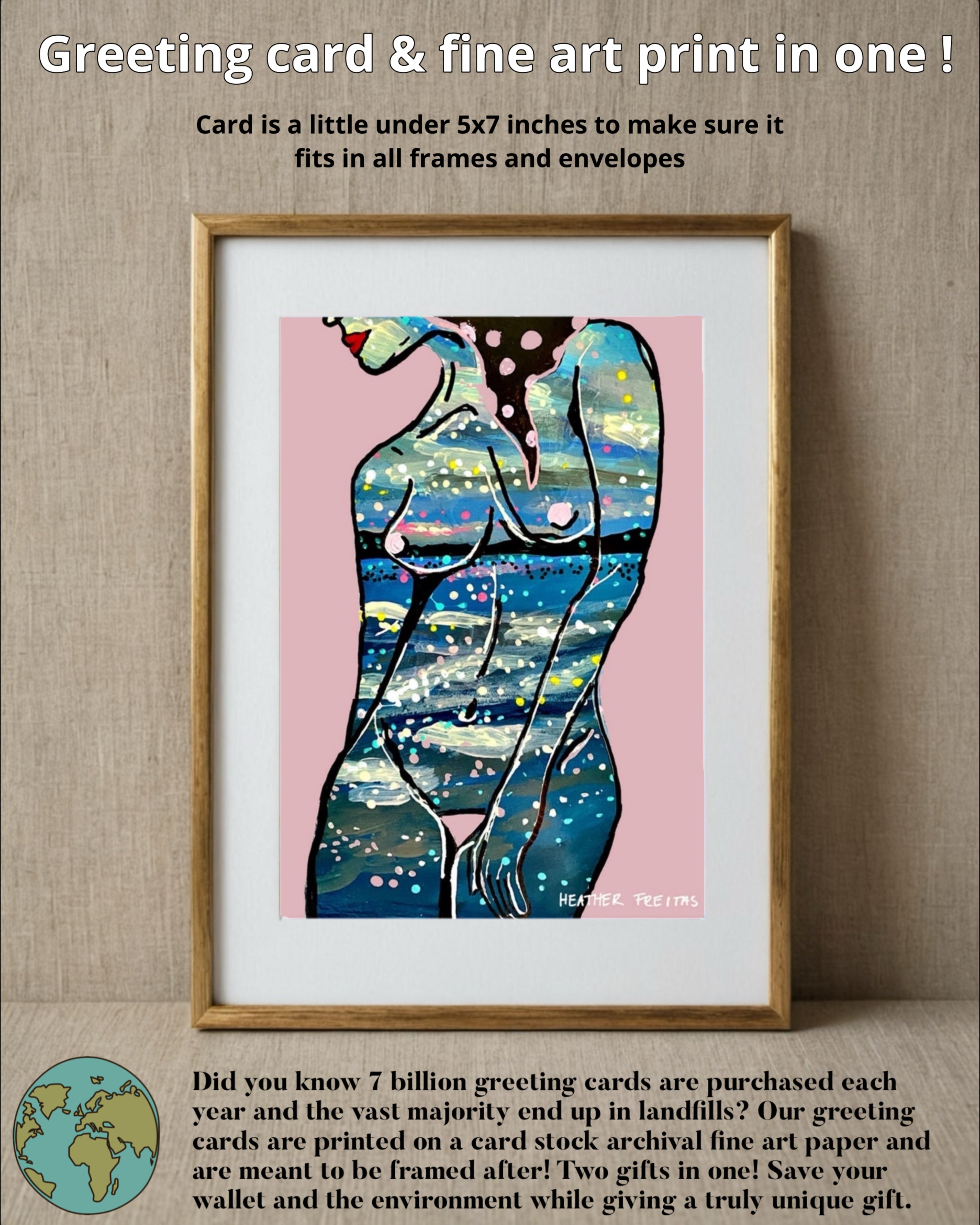 Pieces Of Me - Limited Edition Greeting Card / Fine Art Print