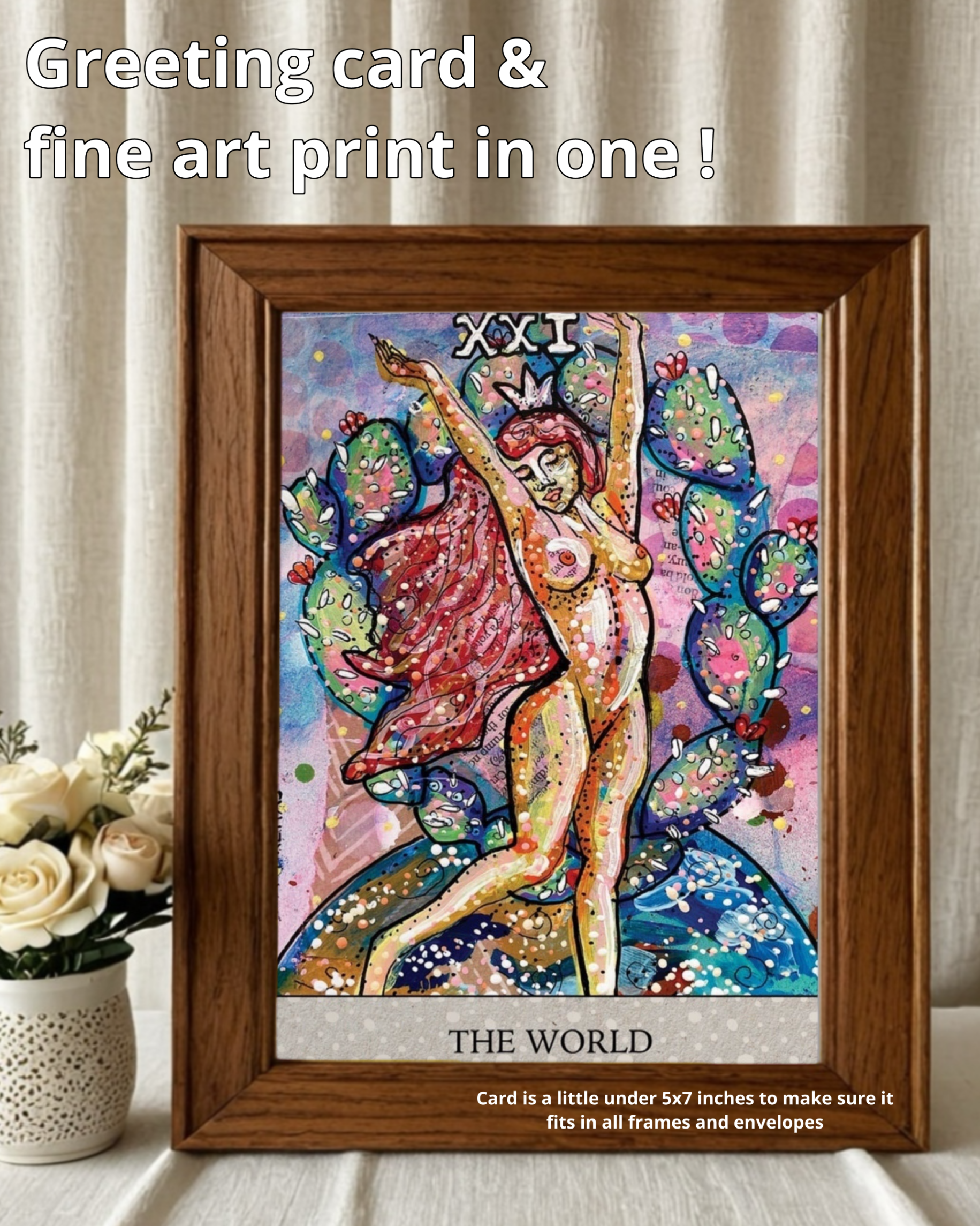 The World Greeting Card / Fine Art Print