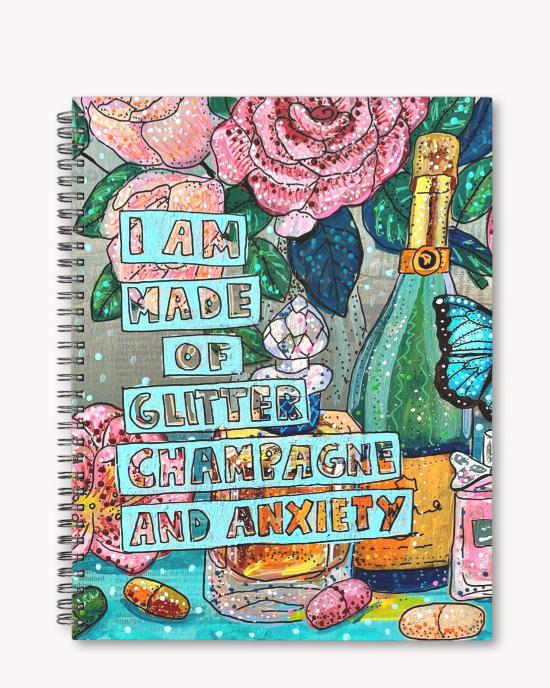 Anxiety Hardcover Medical Journal 8.5 x 11