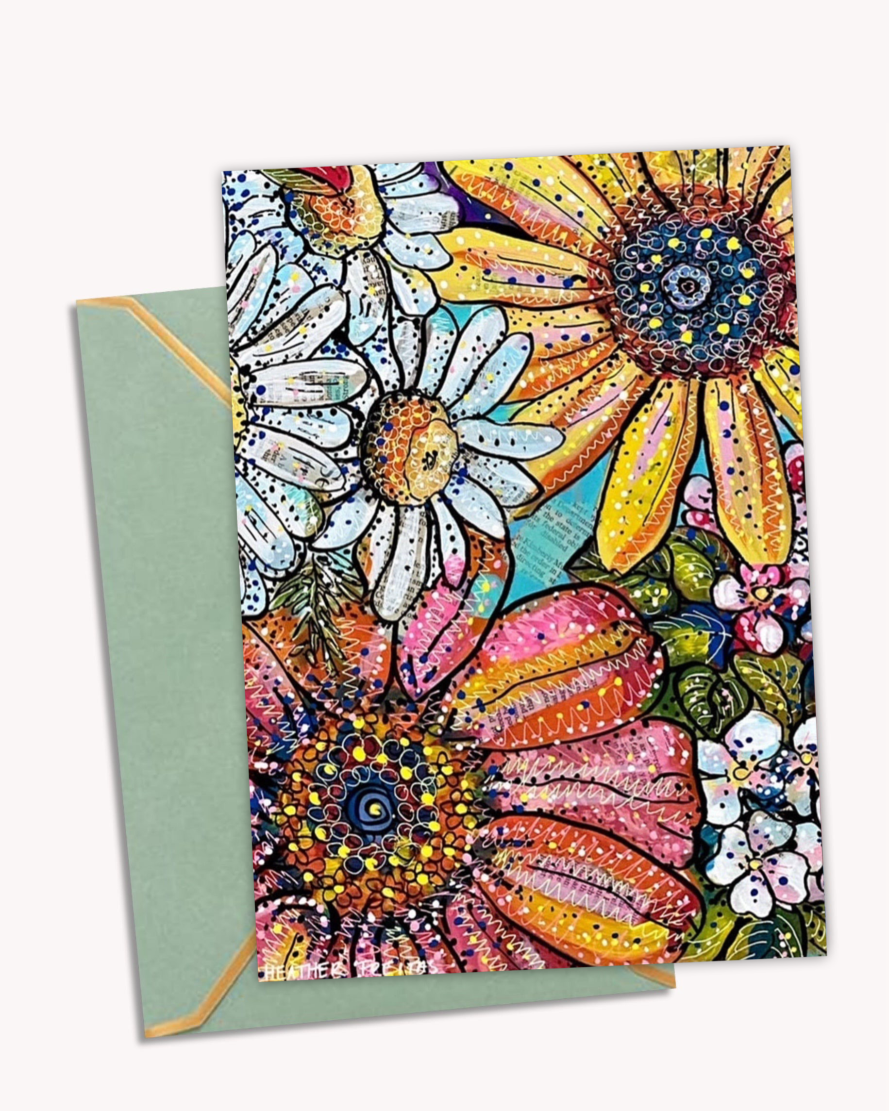 Flower Power - Greeting Card / Fine Art Print