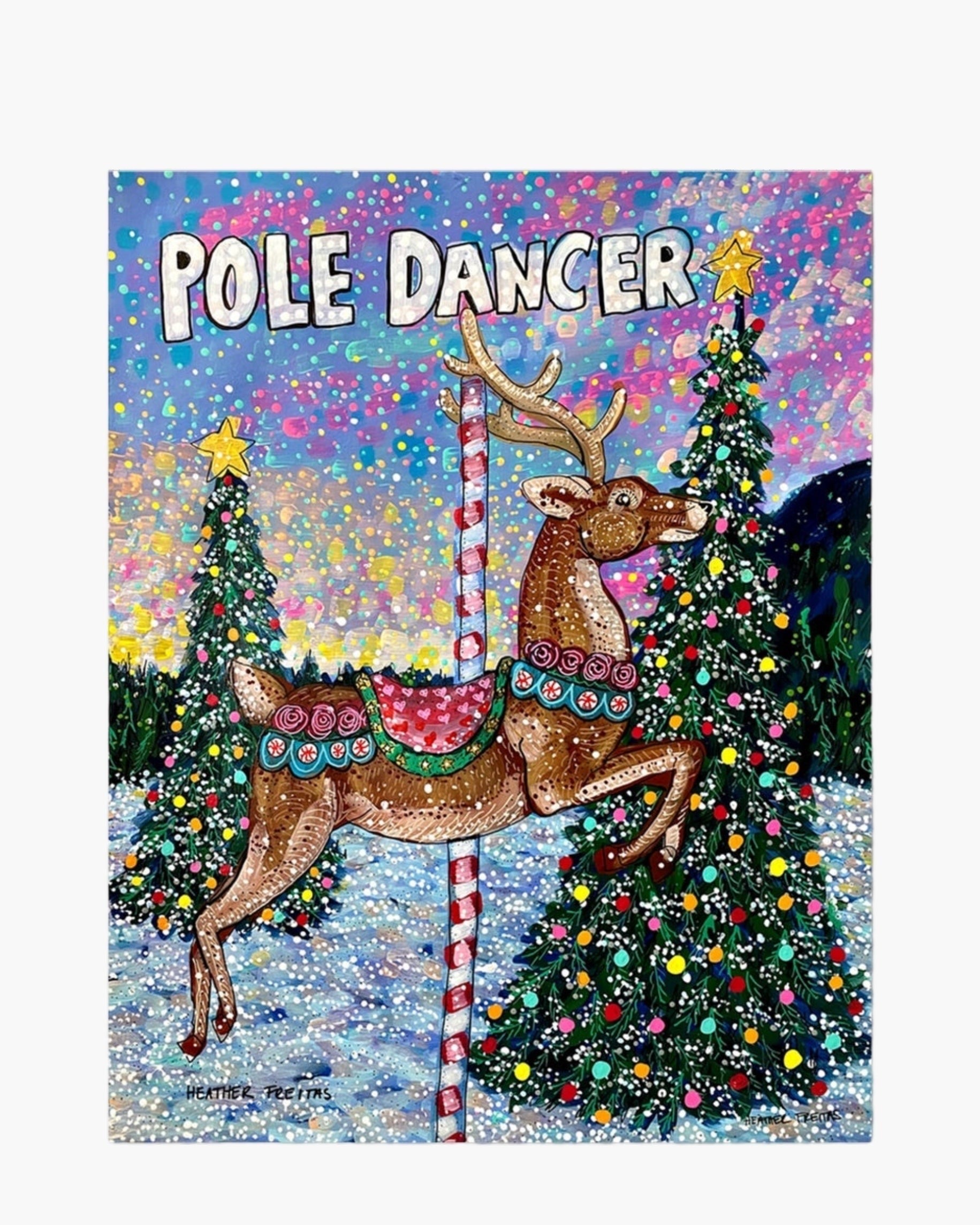 Pole Dancer - Limited Edition Signed Paper Print