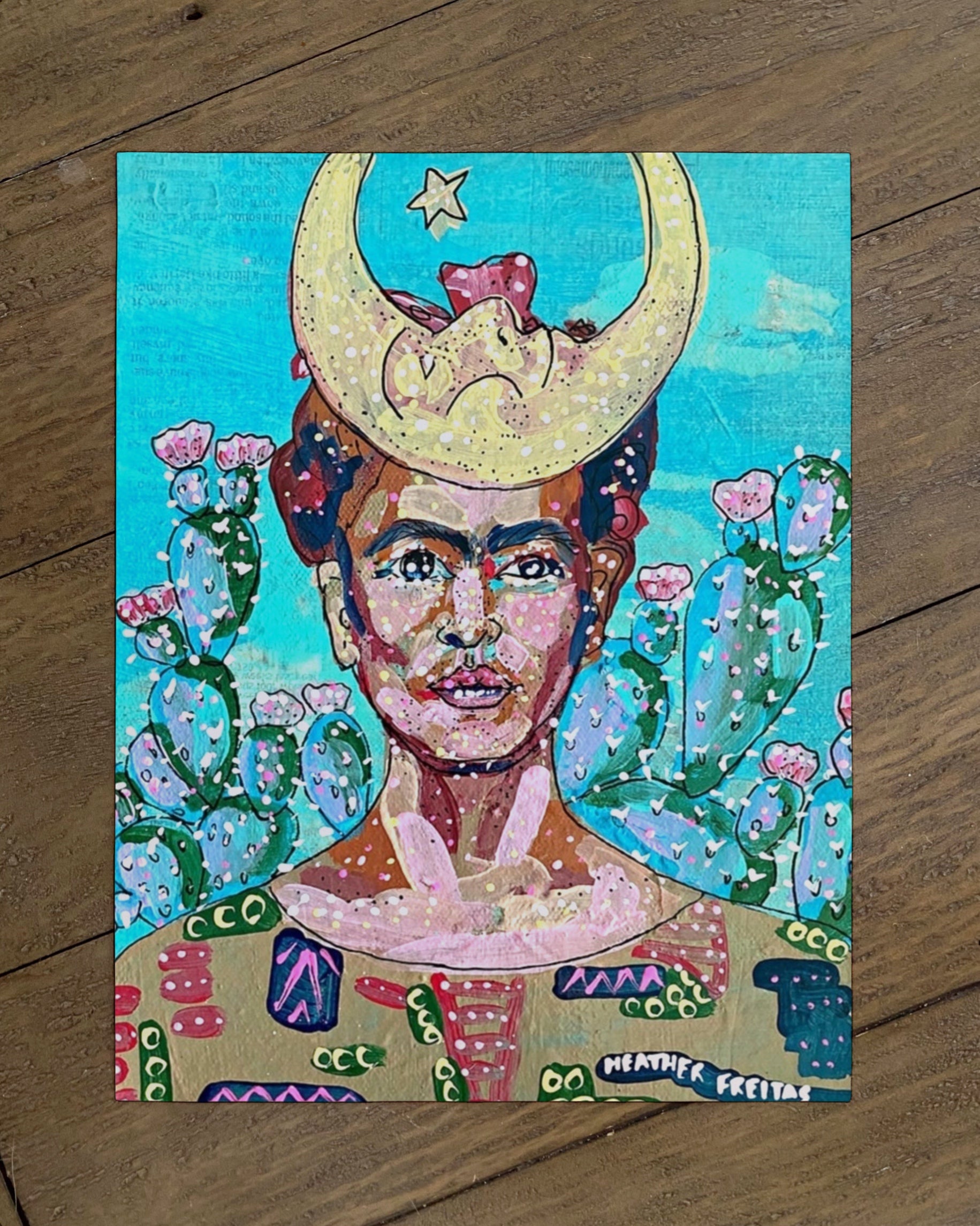 Frida & The Moon - Limited Edition Print