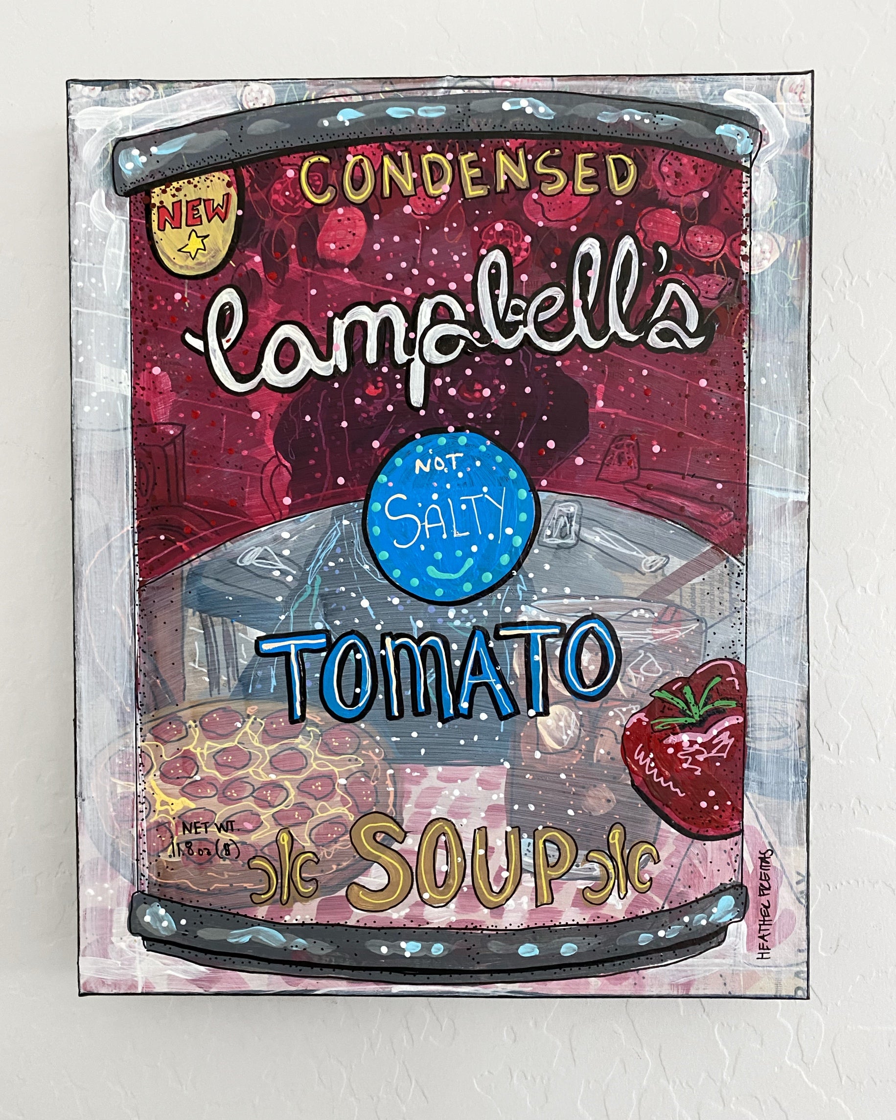 Not Salty Tomato Soup ( Original Painting )