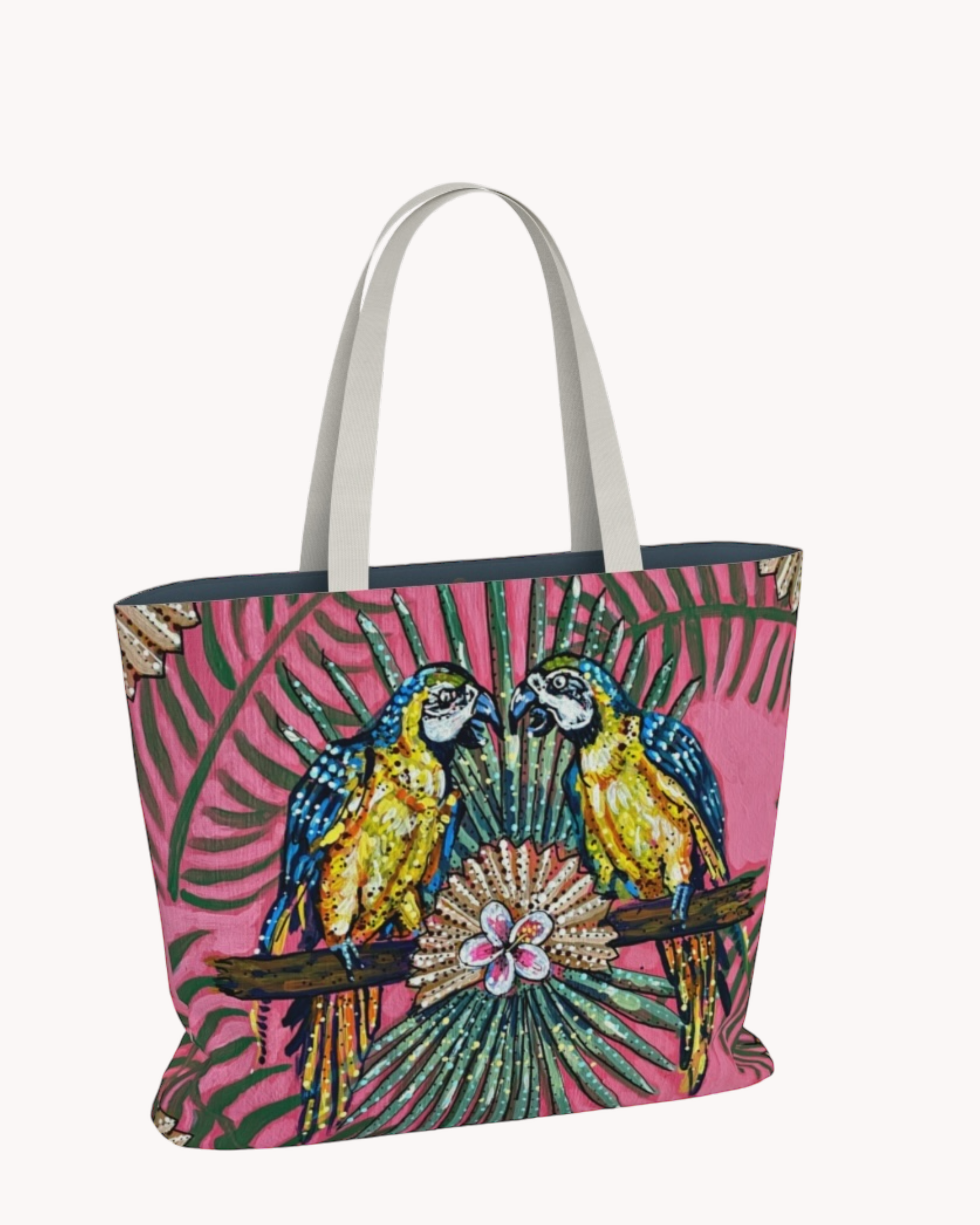 Parrot Paradise Oversized Tote