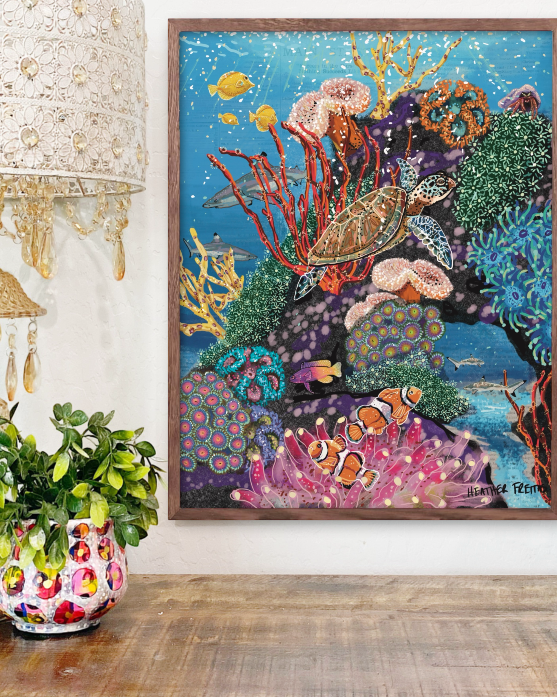 Candy Coral Reef - Limited Edition Print