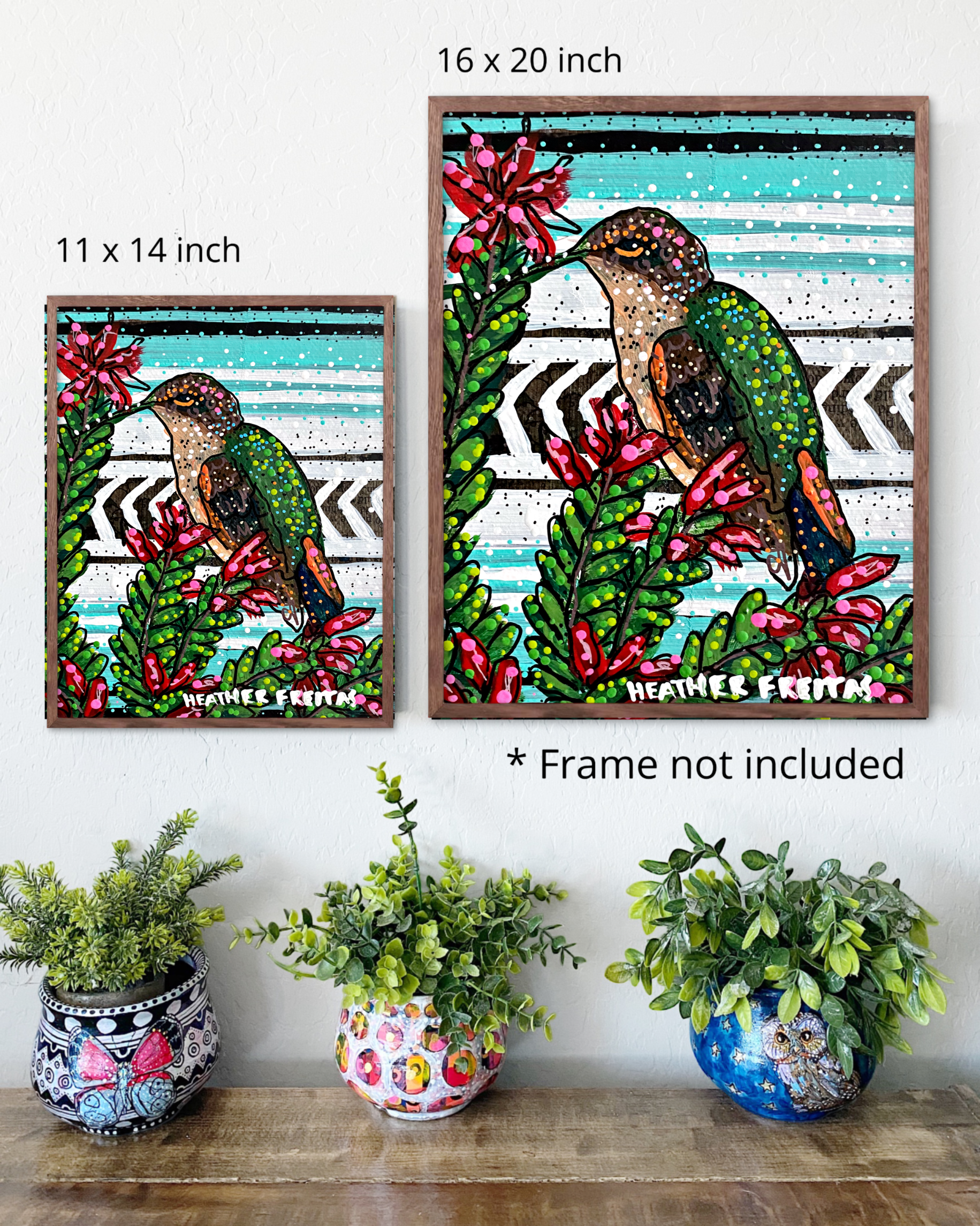 Ocotillo Hummingbird - Limited Edition Print