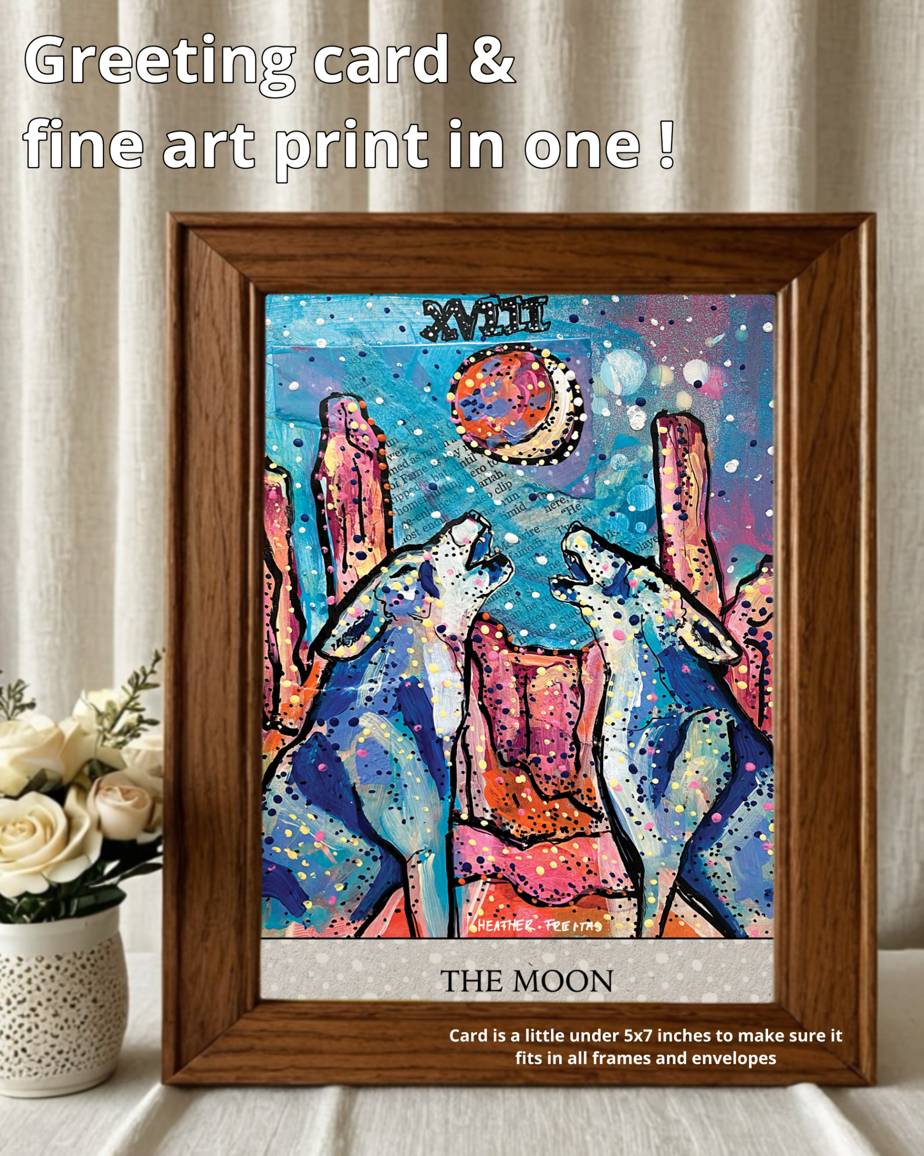 The Moon Greeting Card / Fine Art Print