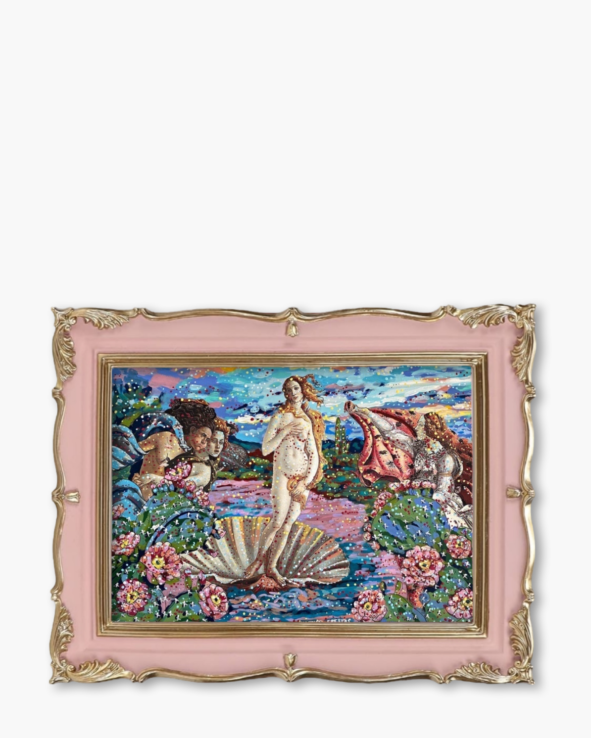 Desert Birth Of Venus Fine Art Magnet ( Large )