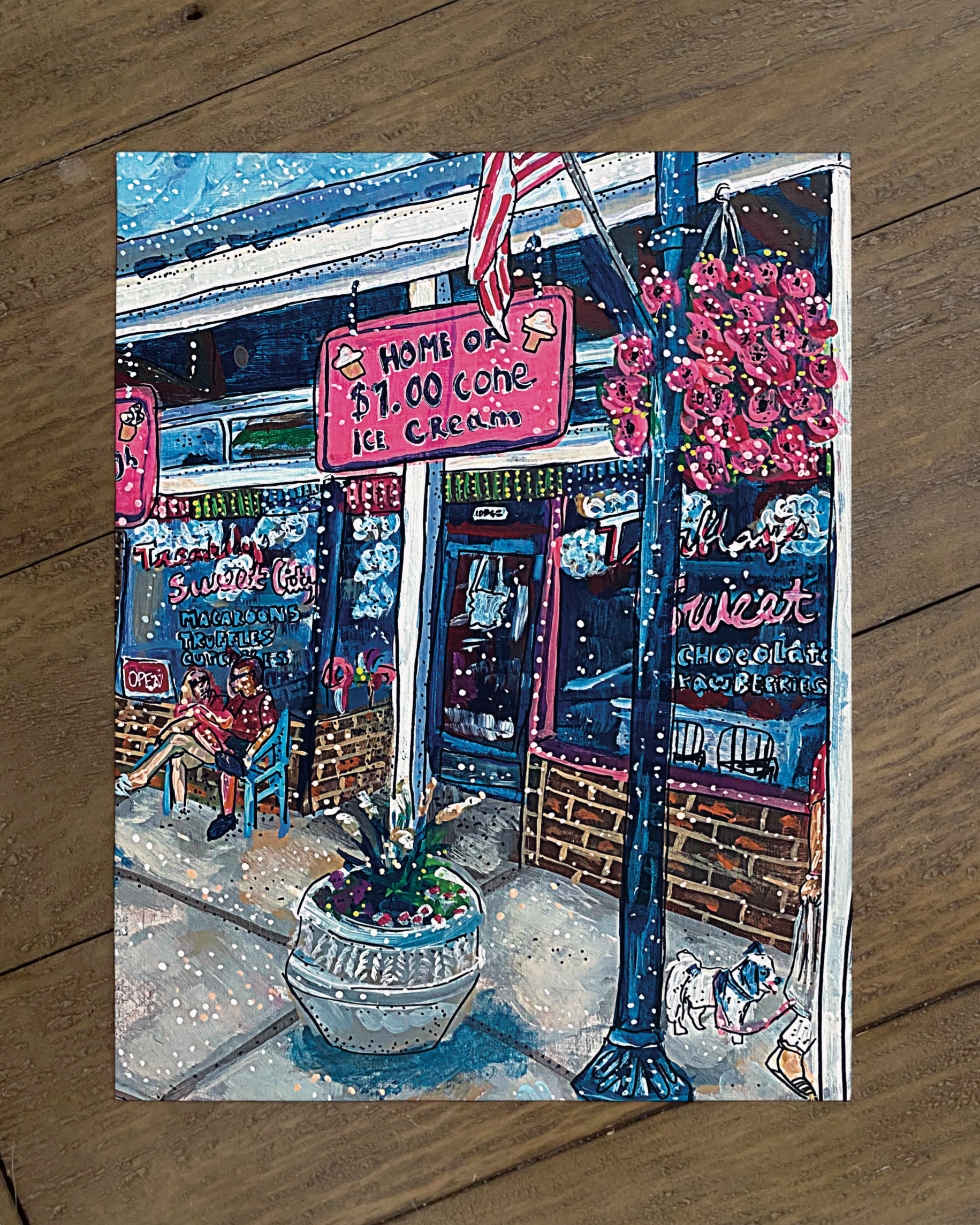 Vintage Icecream Shop - Limited Edition Print