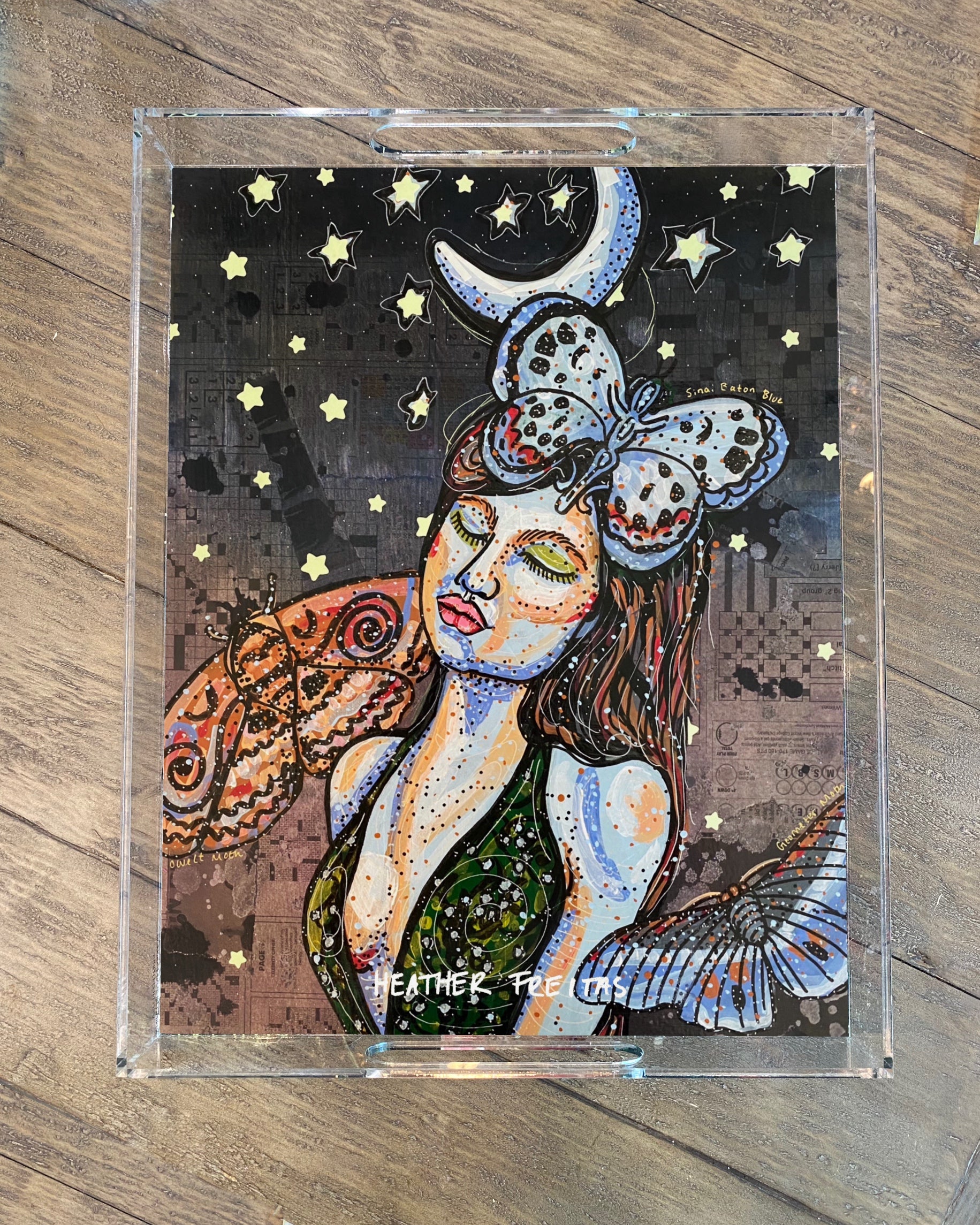 Moth Gazer - Limited Edition Acrylic Tray