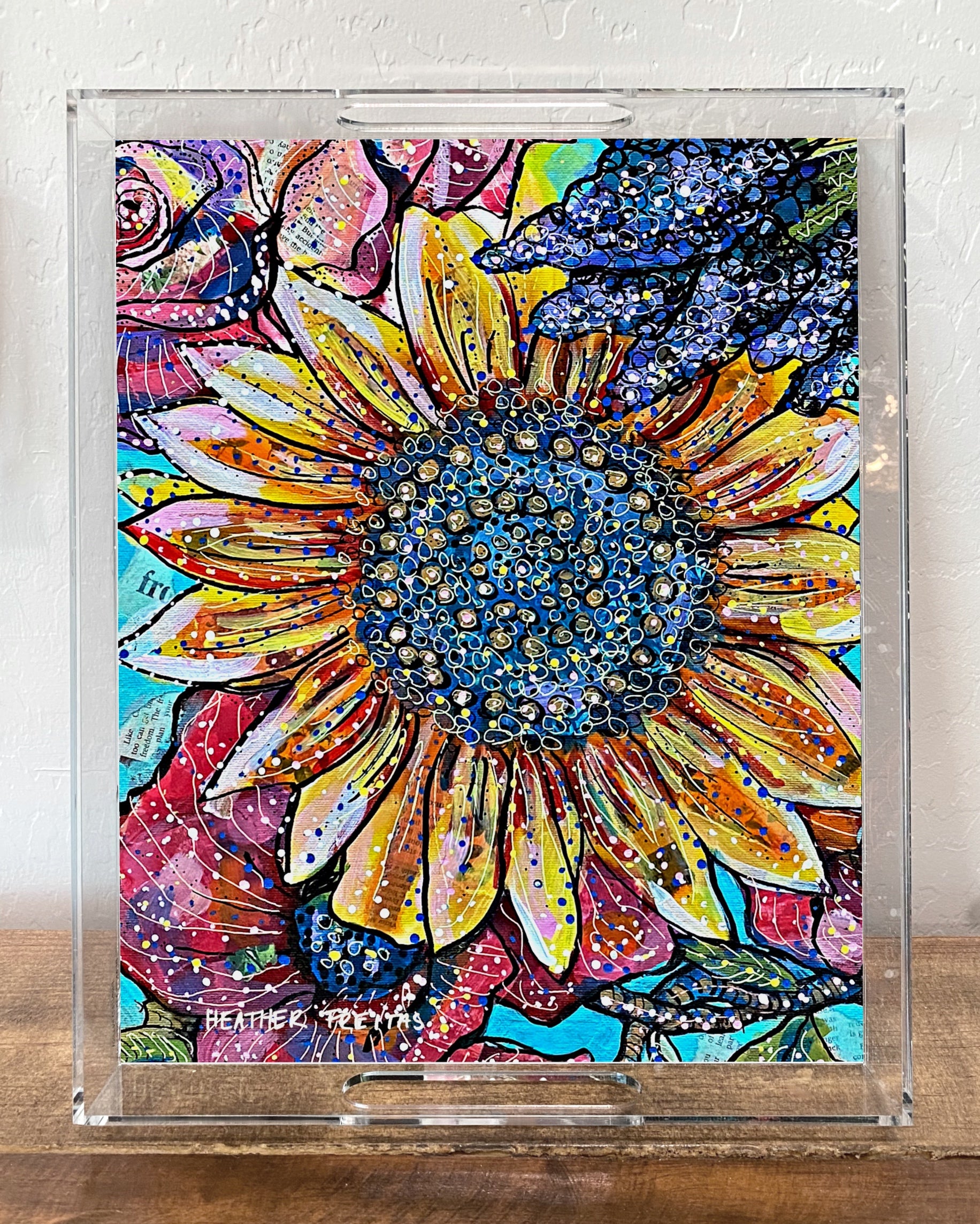 Sunflower - Limited Edition Acrylic Tray