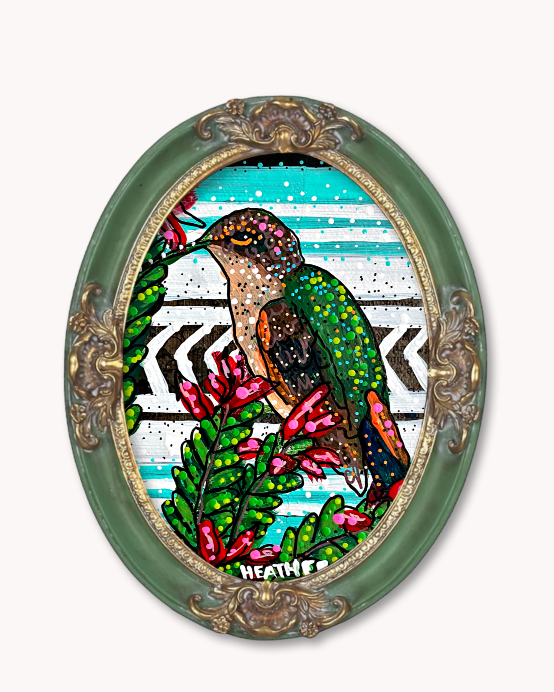 Ocotillo Hummingbird Trinket Tray