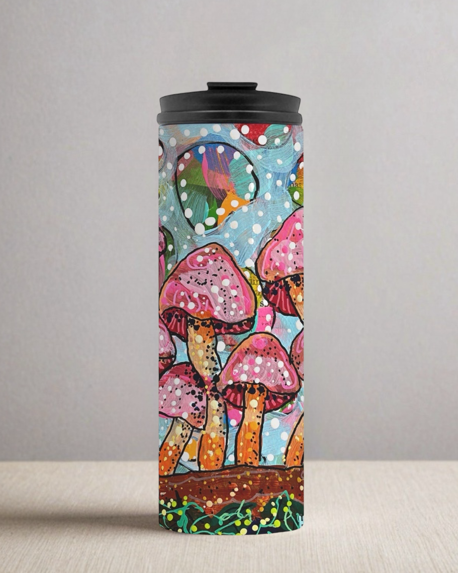 Cotton Candy Caps Thermal Tumbler 16 oz.