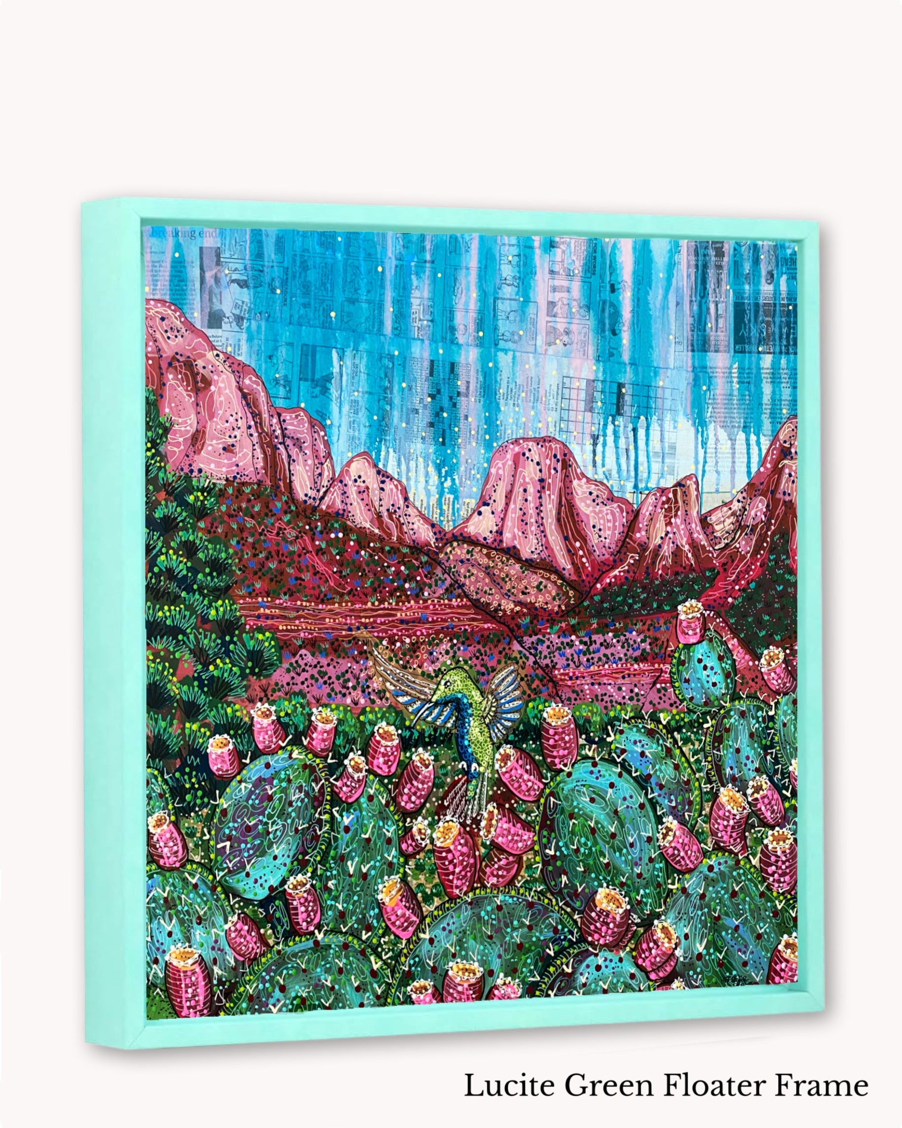 Prickly Pear Paradise ( Original Painting )