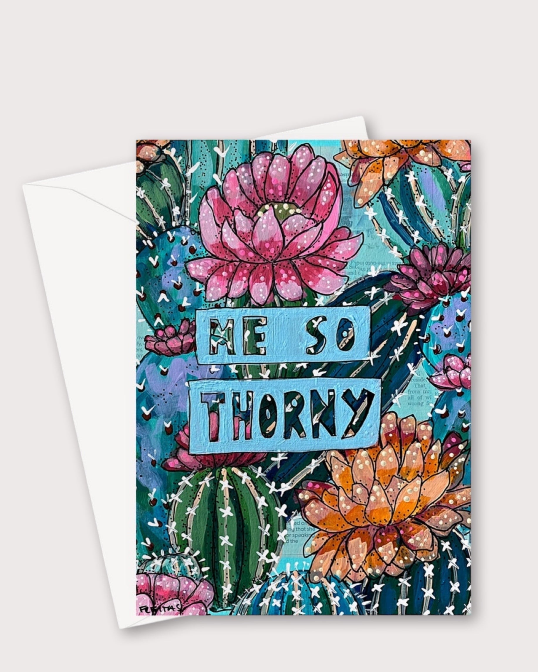 Me So Thorny Greeting Card / Fine Art Print