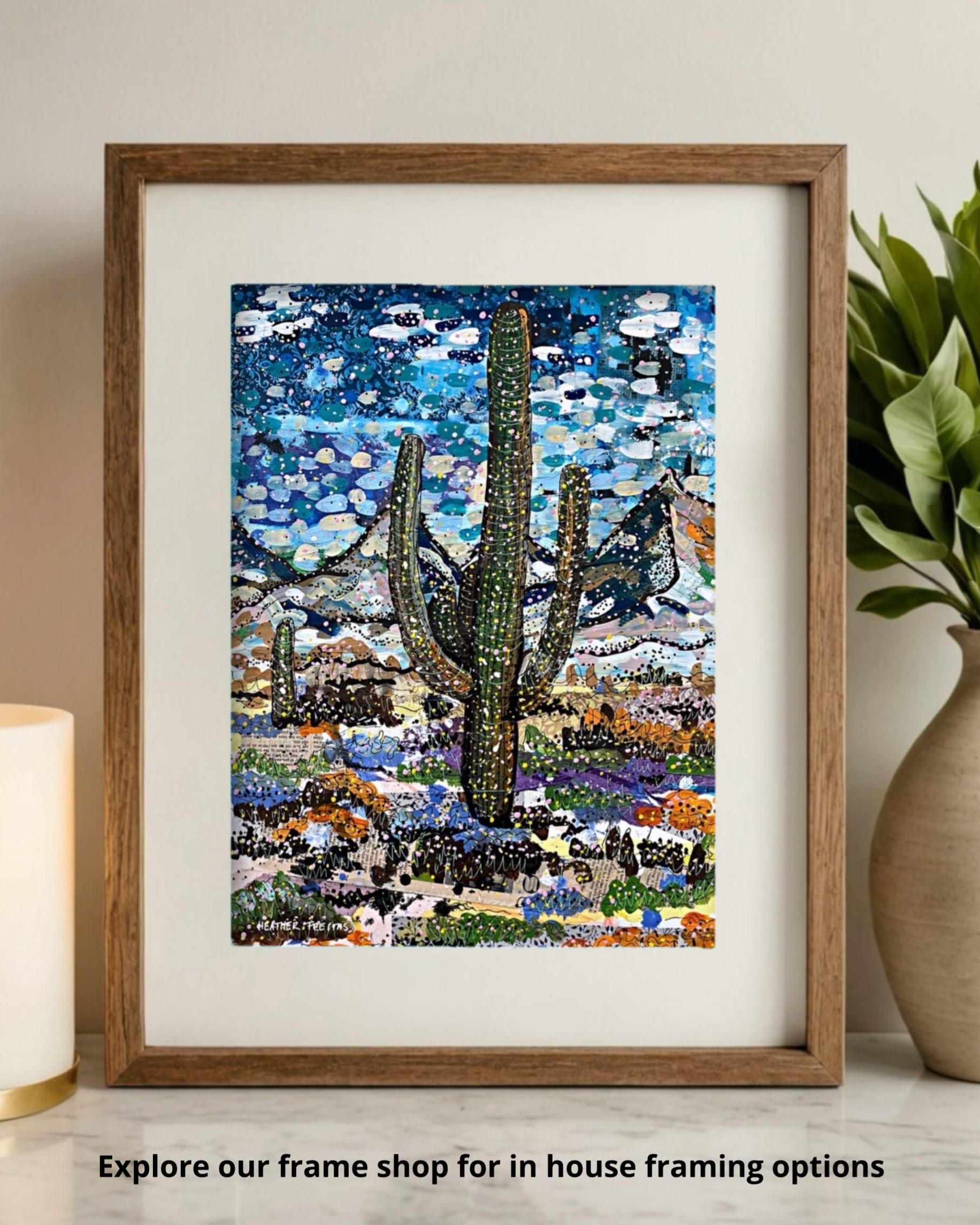 Cactus Peaks - Limited Edition Print