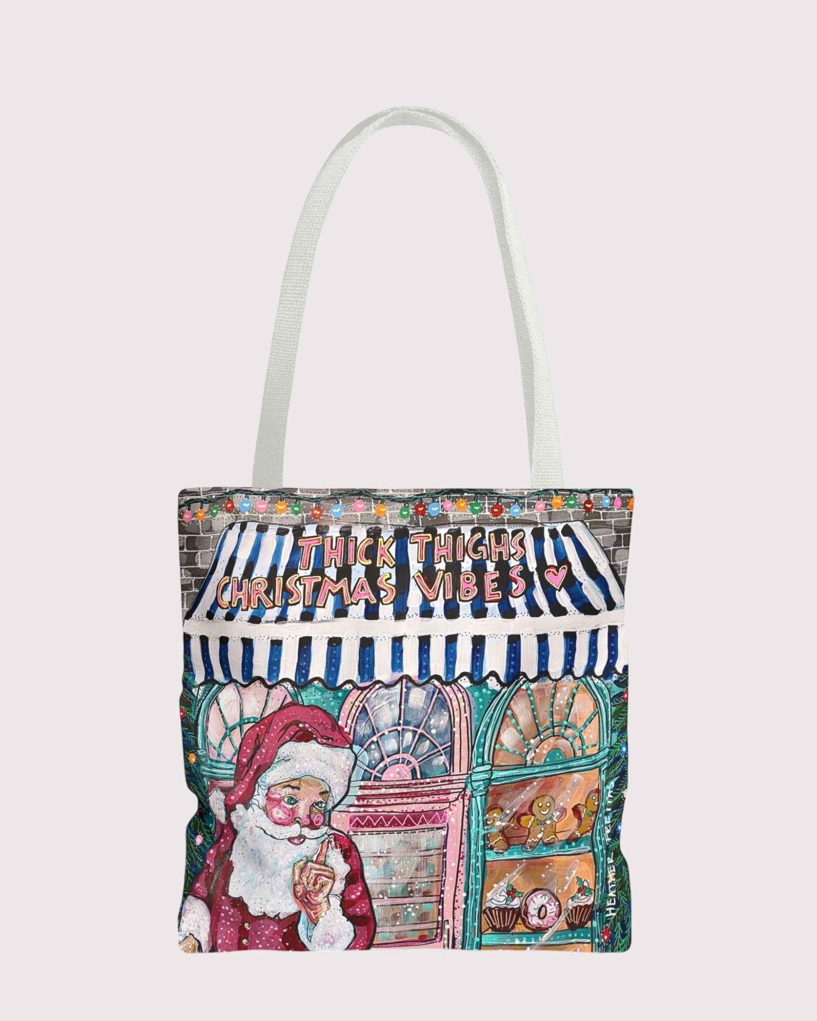 Thick Thighs Christmas Vibes Tote Bag