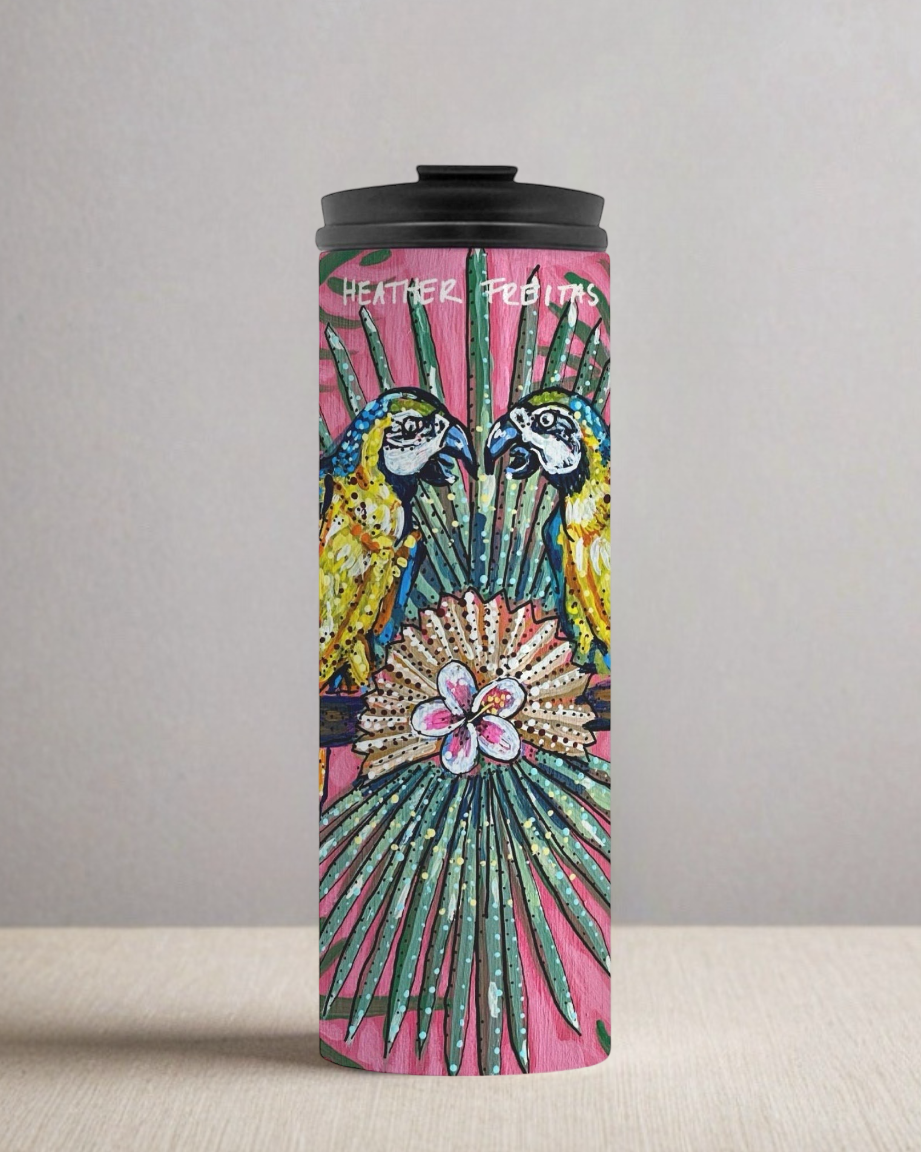 Parrot Paradise Thermal Tumbler 16 oz.