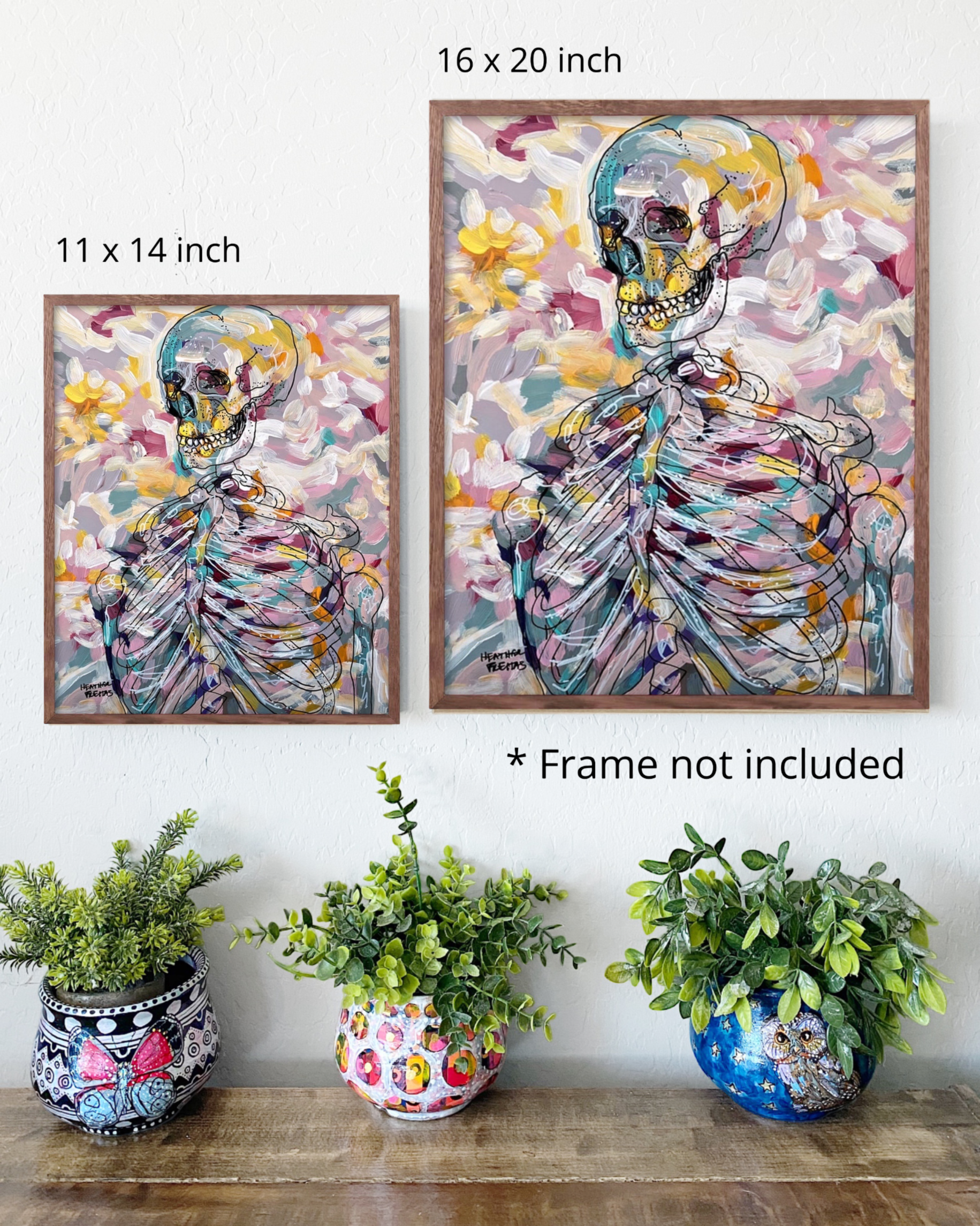 Pastel Skeleton - Limited Edition Print