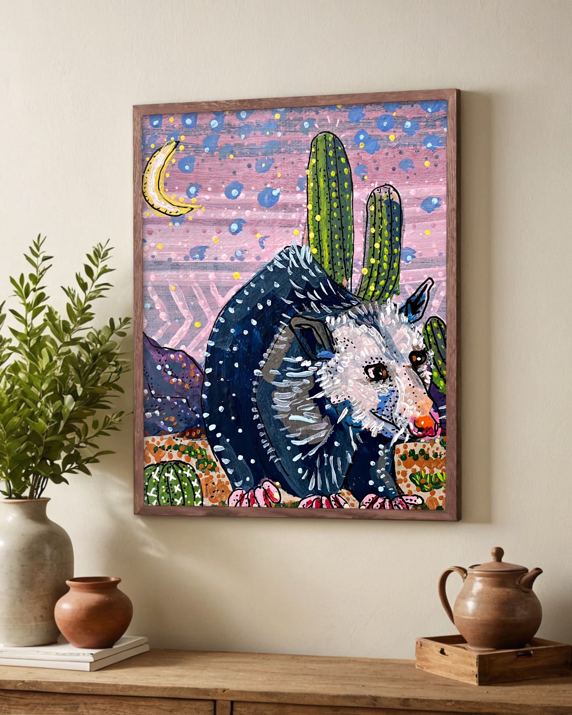 Southwest Opossum - Limited Edition Print