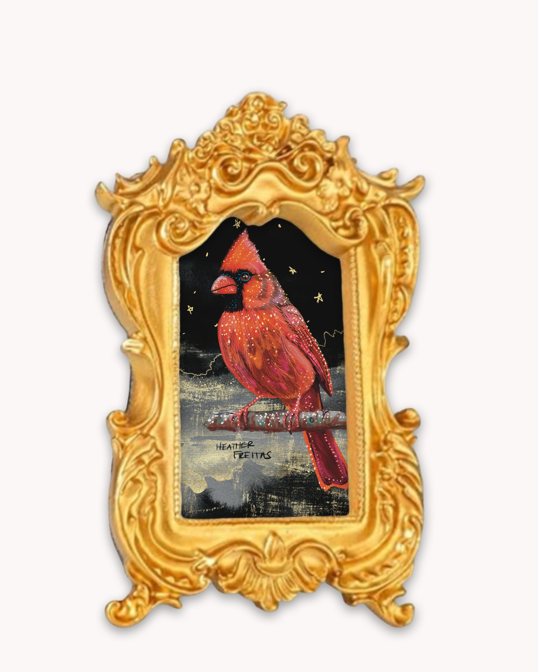 Cardinal Framed Magnet