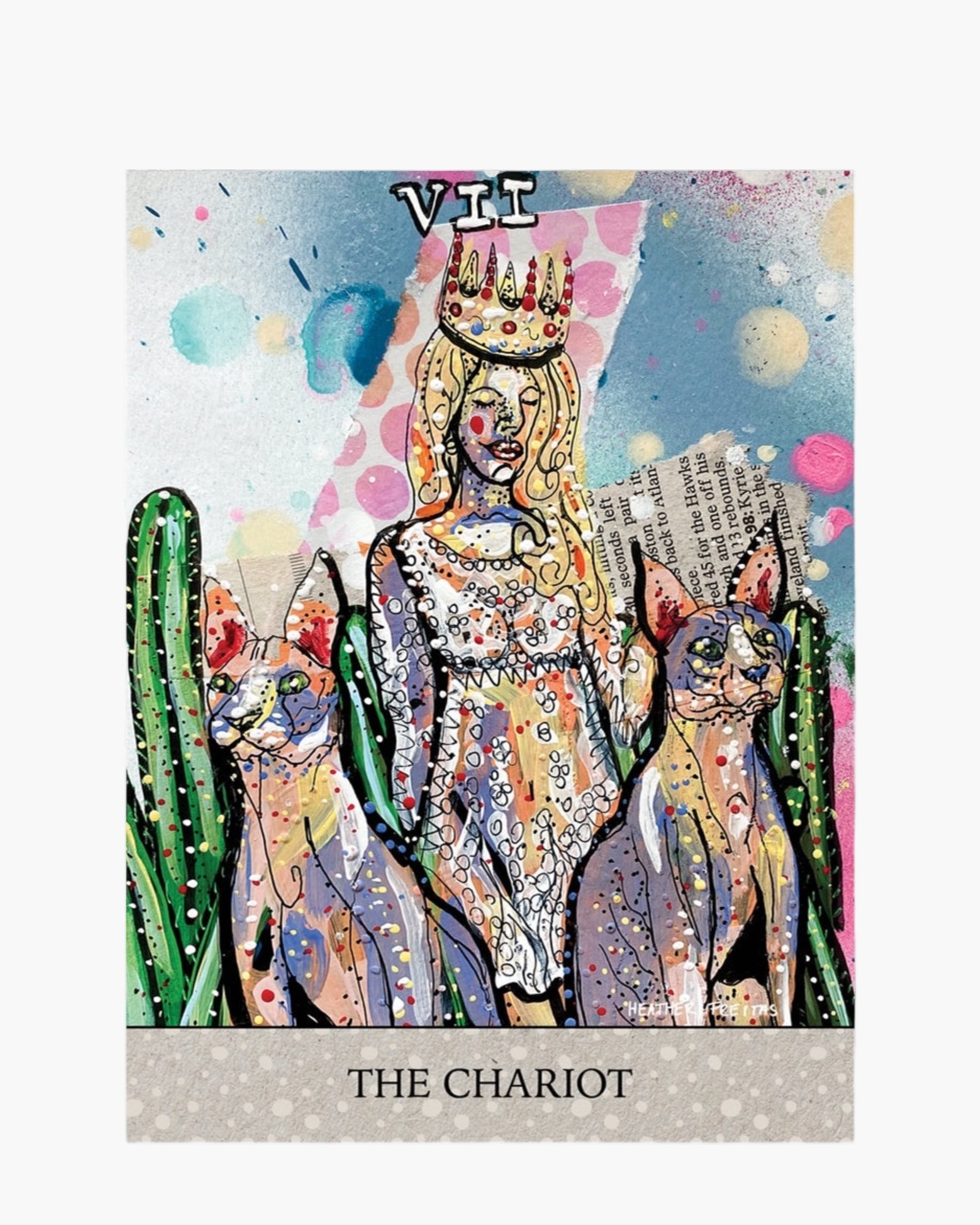 The Chariot Tarot Hahnemühle Photo Rag Print