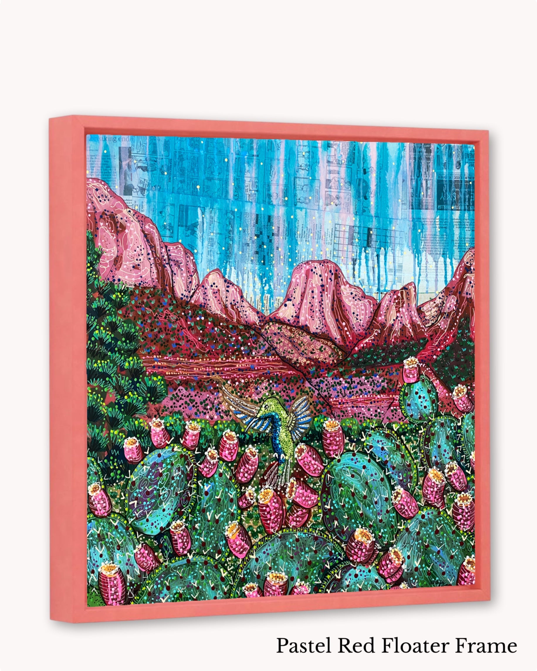 Prickly Pear Paradise ( Original Painting )