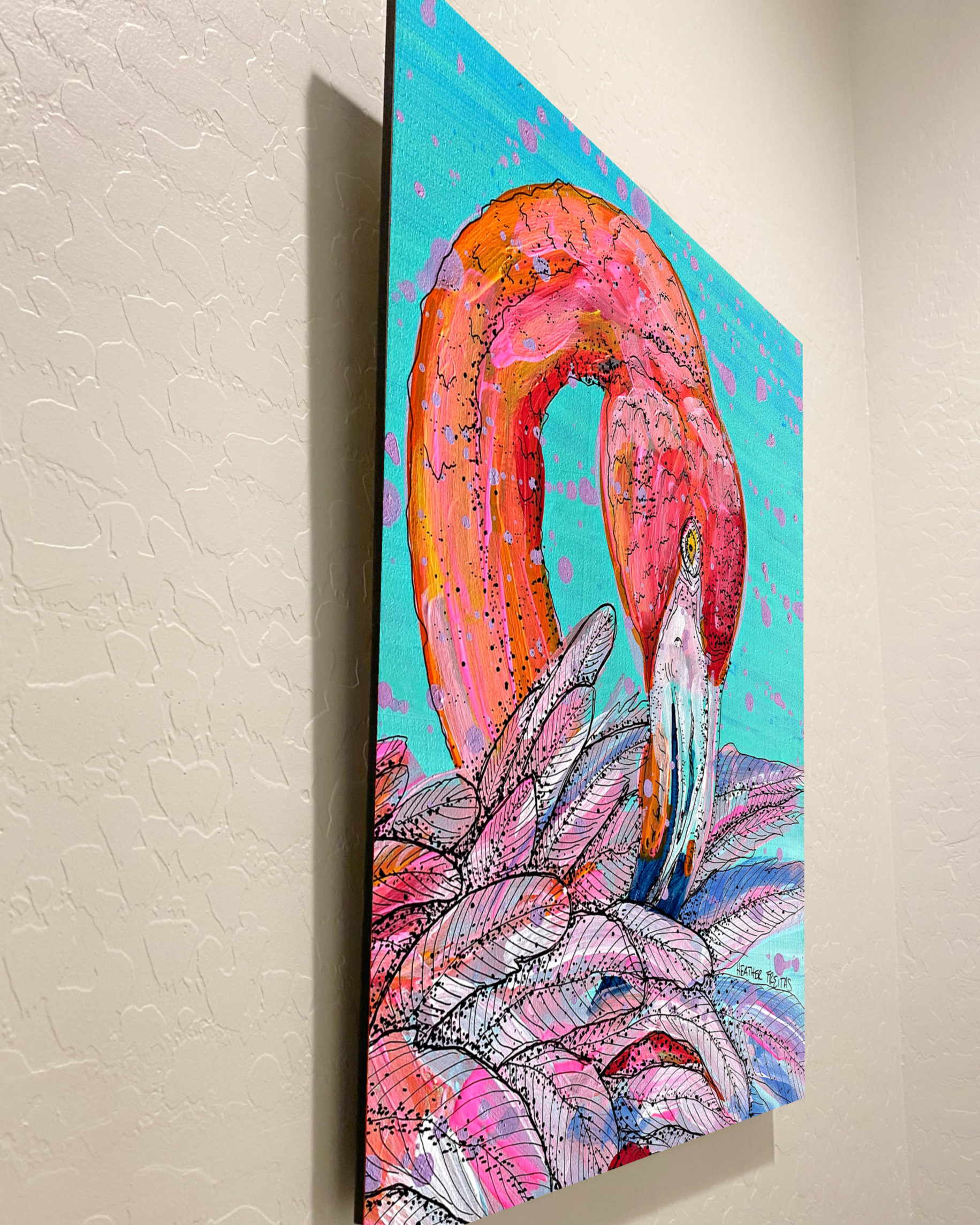 Garnet Flamingo - Limited Edition Print