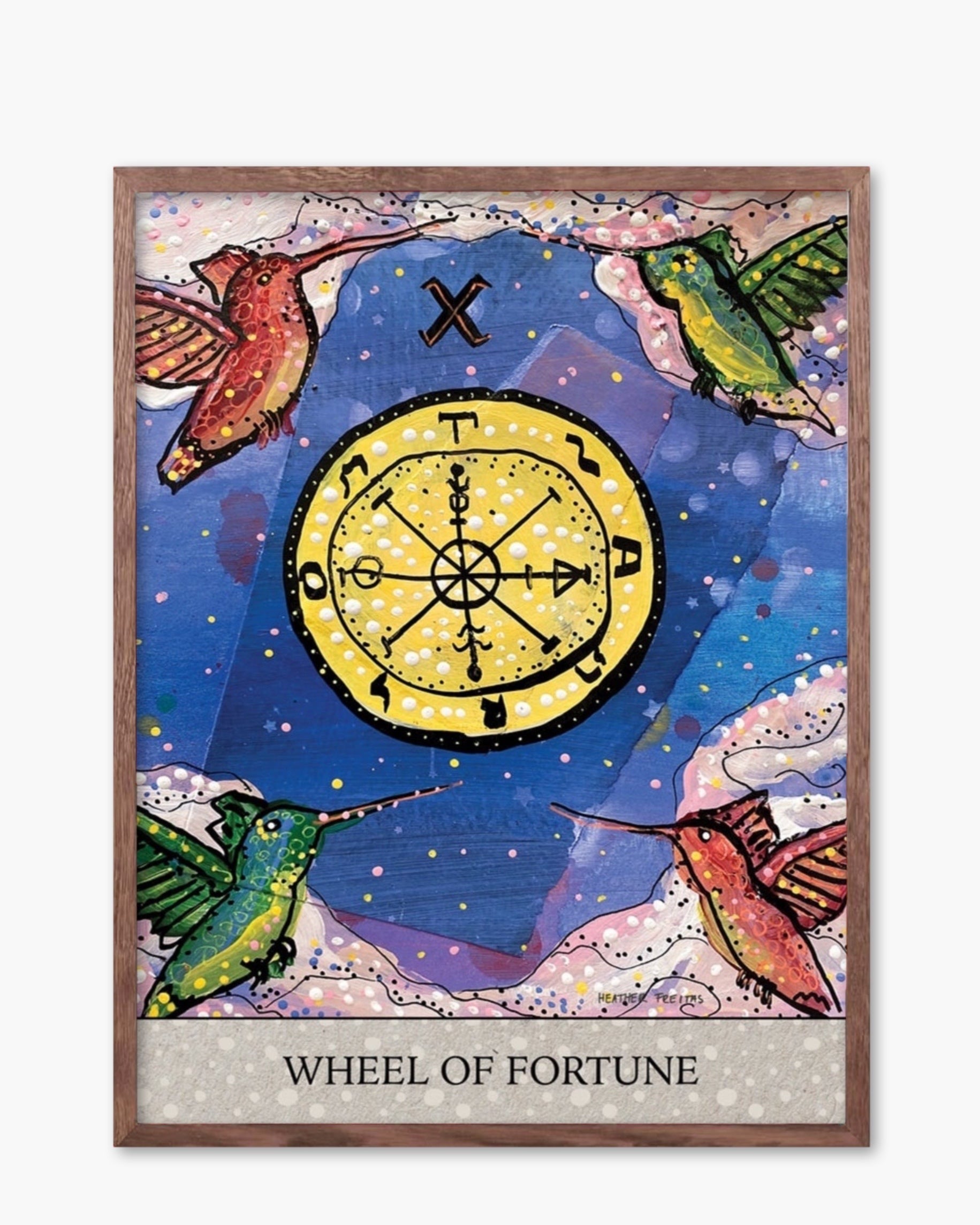 Wheel Of Fortune Tarot - Limited Edition Signed Paper Print