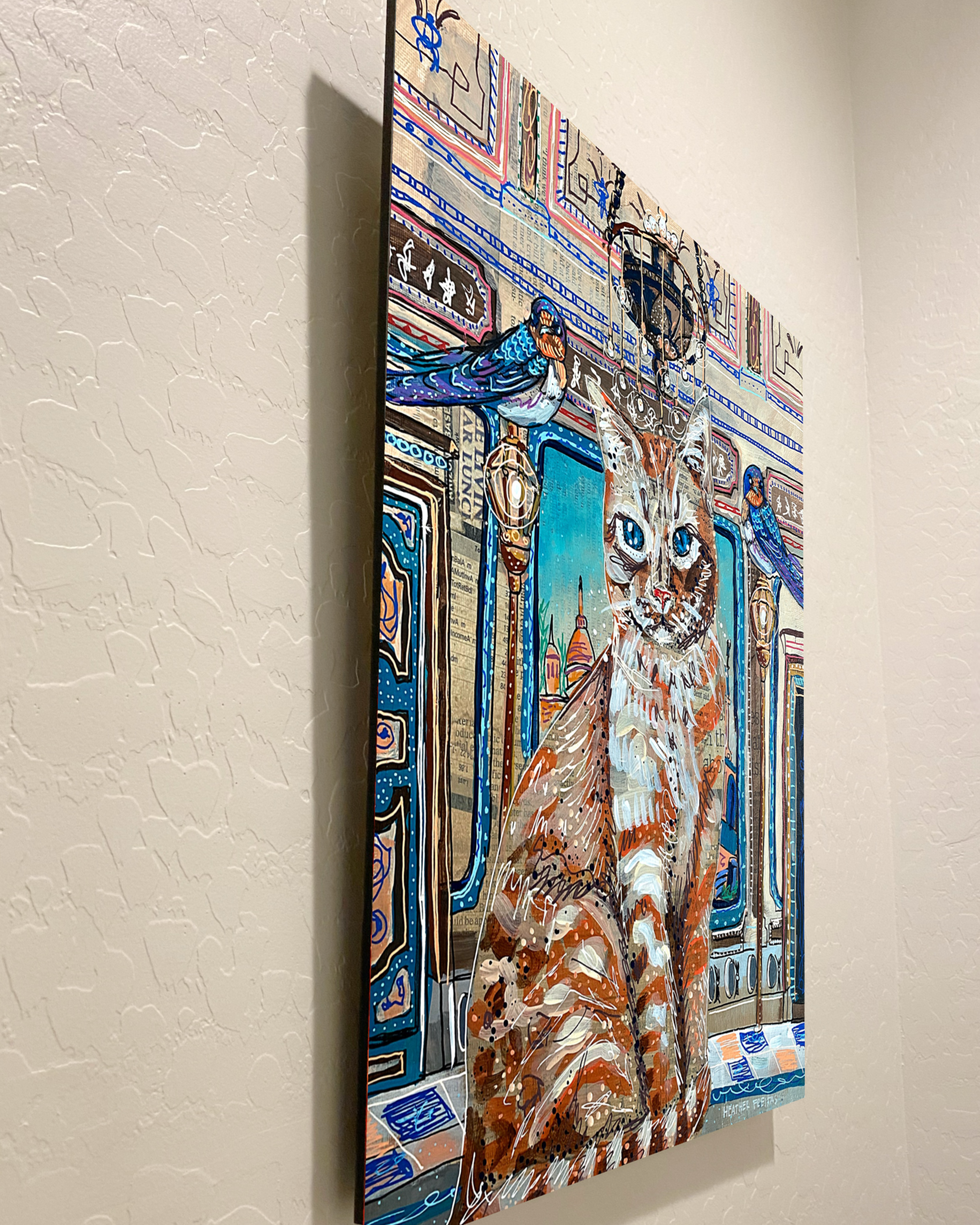 Royal Tabby Cat - Limited Edition Print