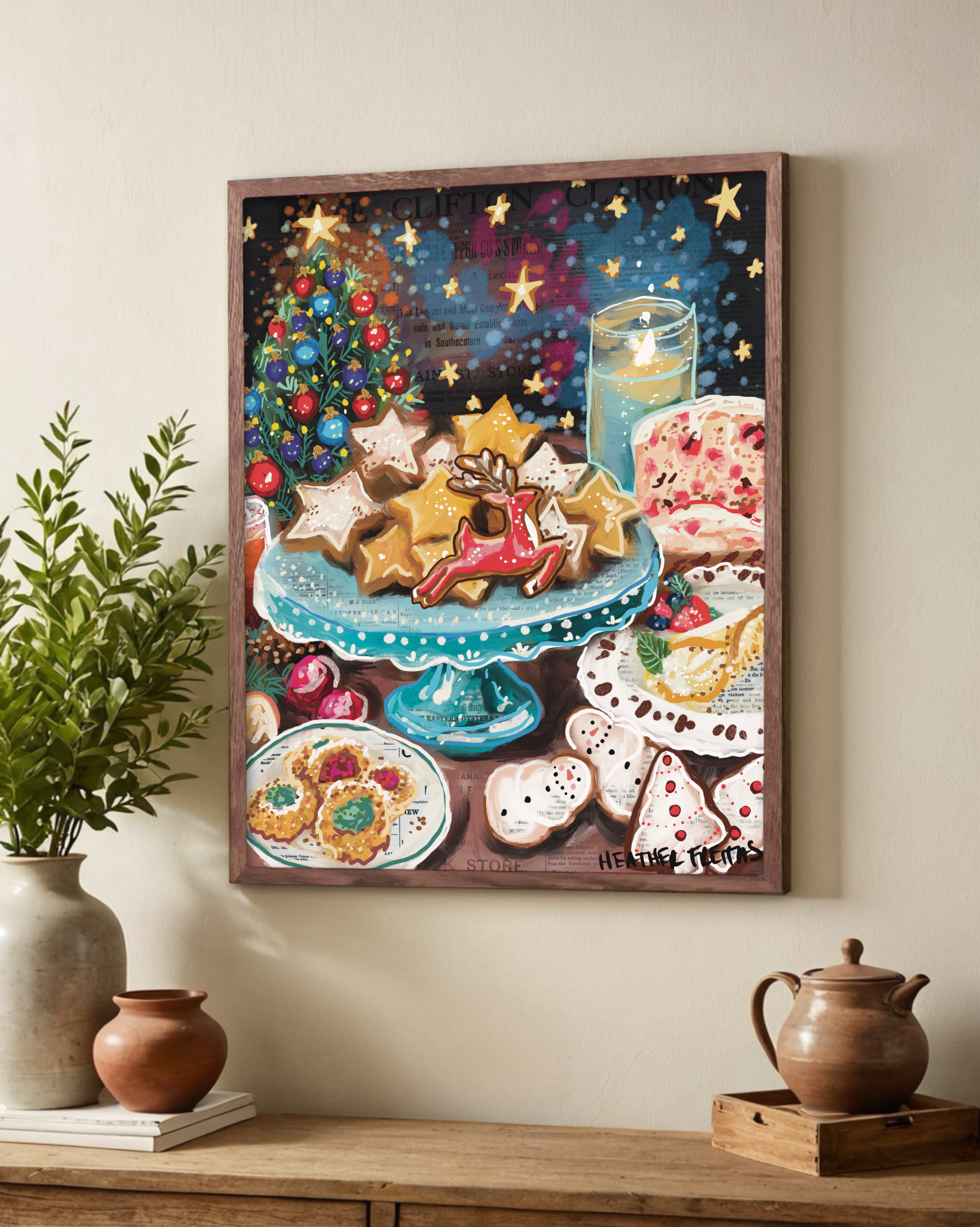 Holiday Baking - Limited Edition Signed Print