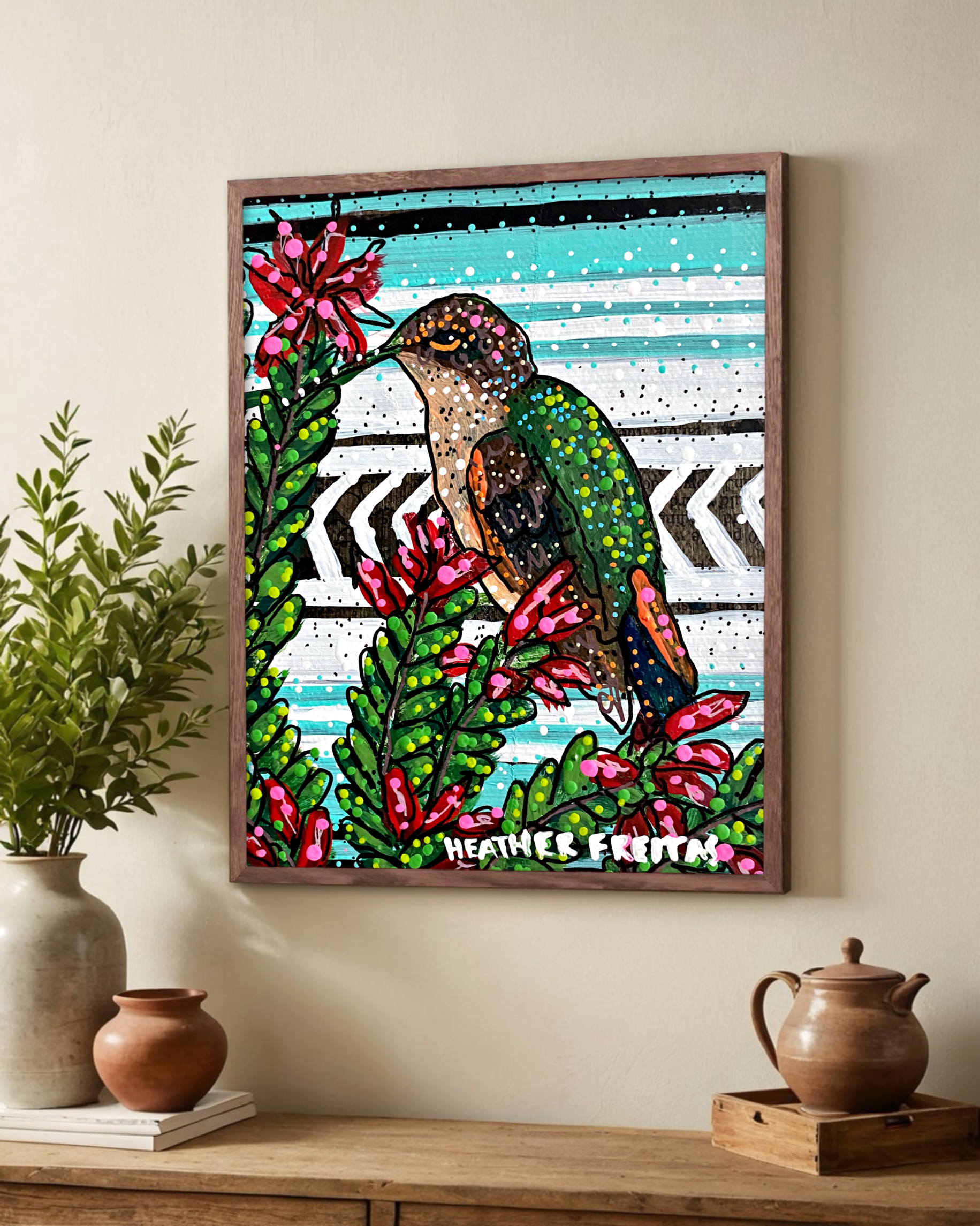 Ocotillo Hummingbird - Limited Edition Print