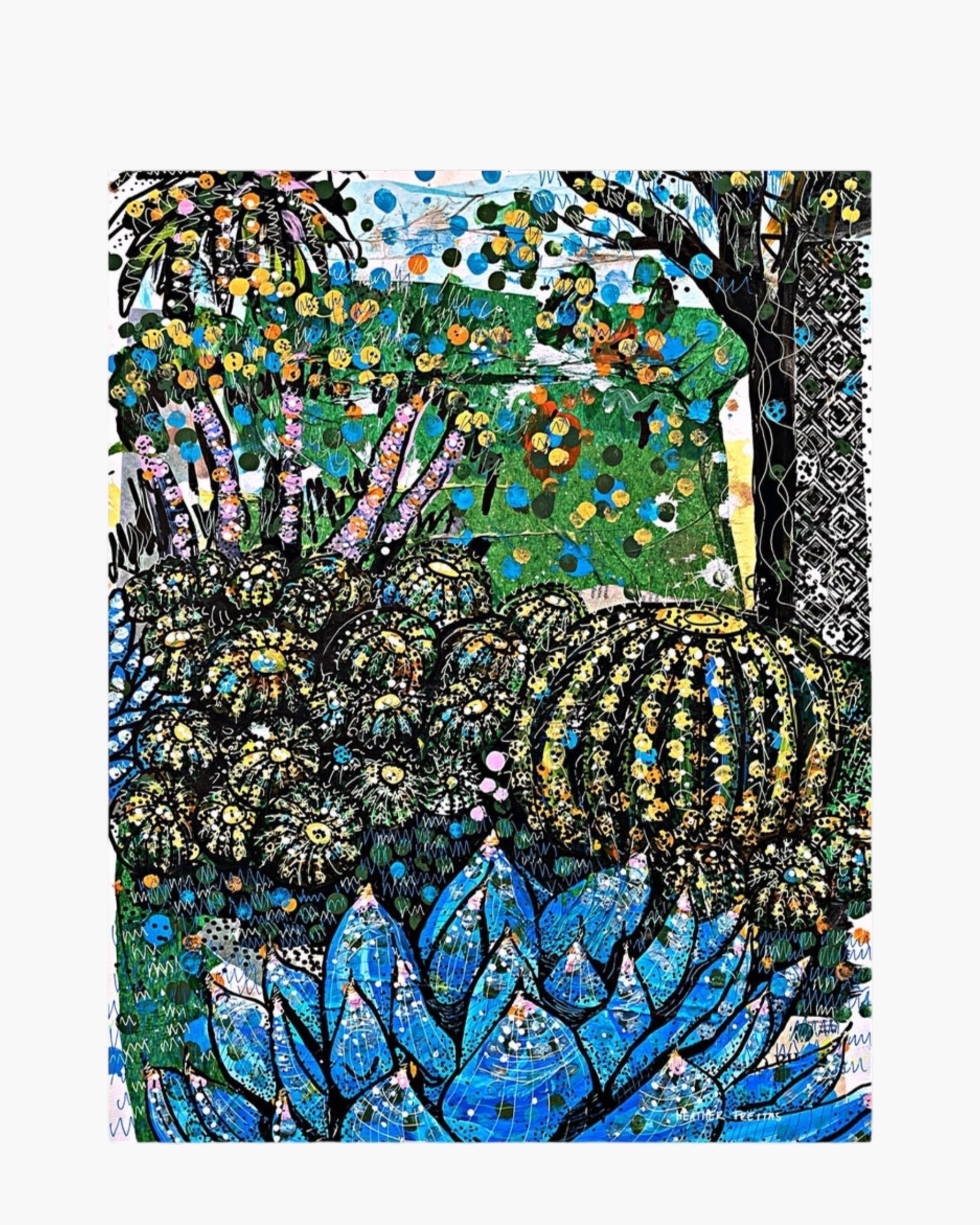 Barrel Cactus Candyland - Limited Edition Print