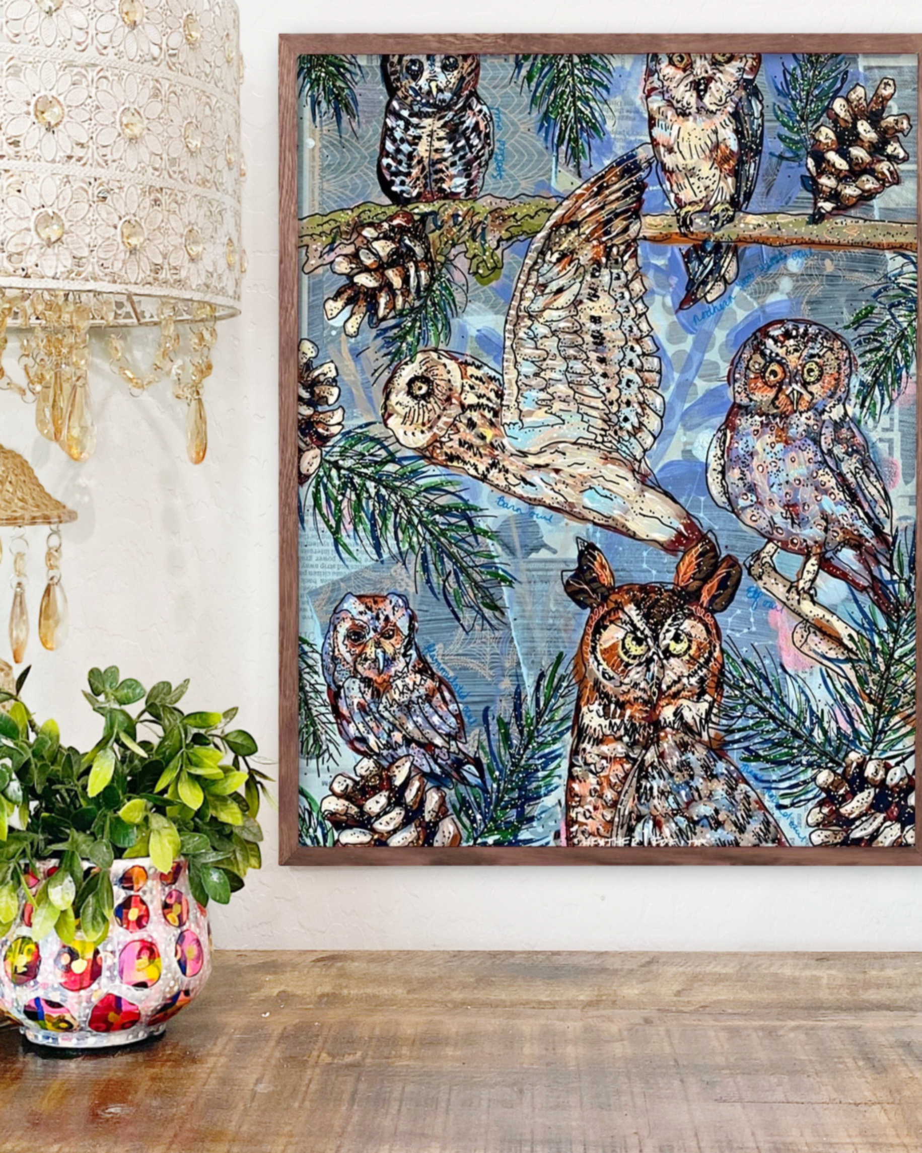 Owl Specimens - Limited Edition Print