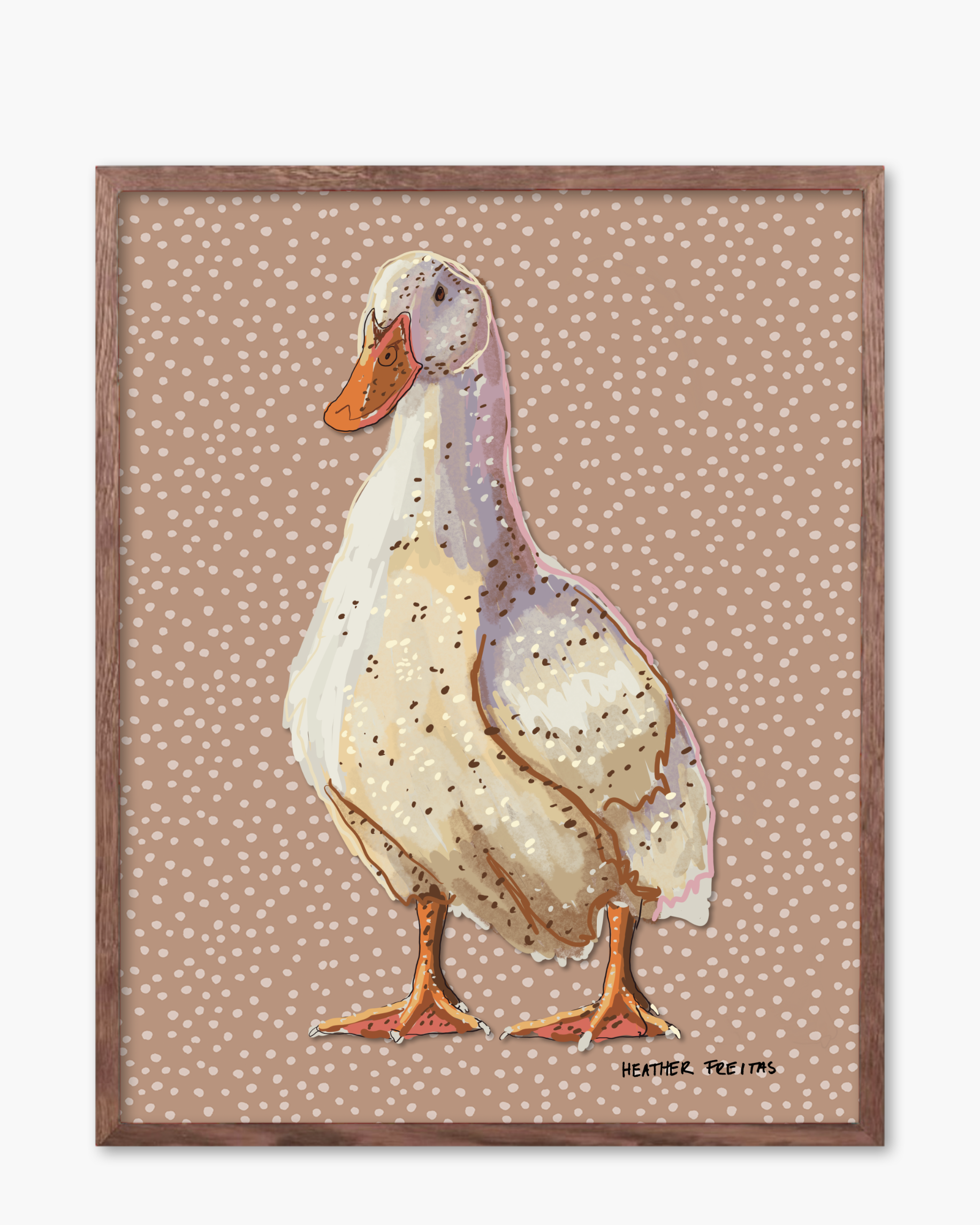 White Duck - Limited Edition Signed Paper Print